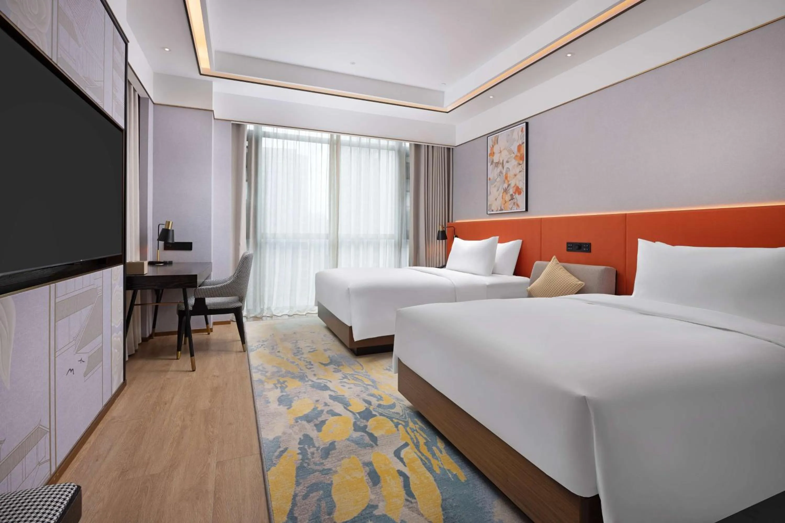 Bed in Hilton Garden Inn Leshan Shizhong
