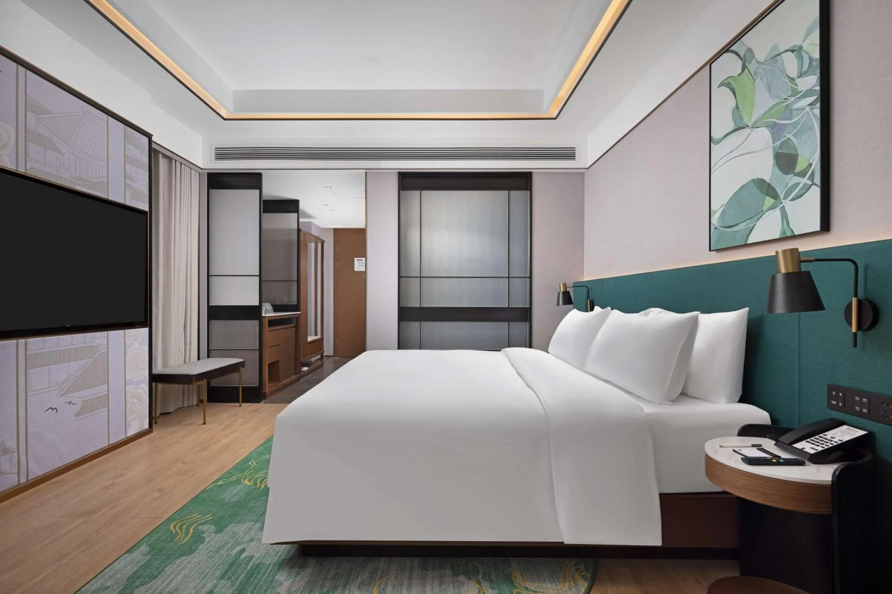 Bed in Hilton Garden Inn Leshan Shizhong