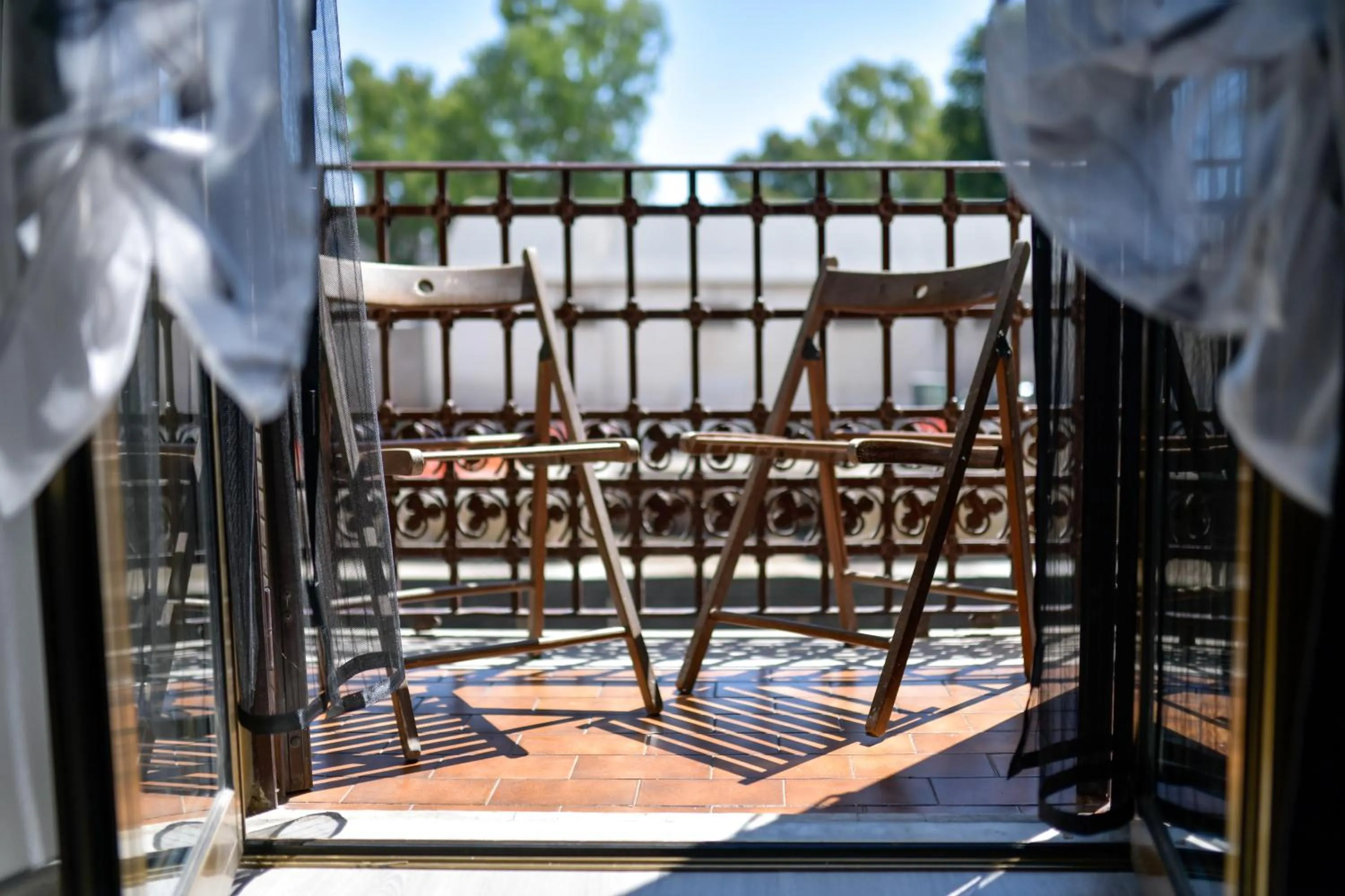 Balcony/Terrace in Alloggio Turistico Sea Port - Next to the Cruise Ship Free Shuttle Terminal