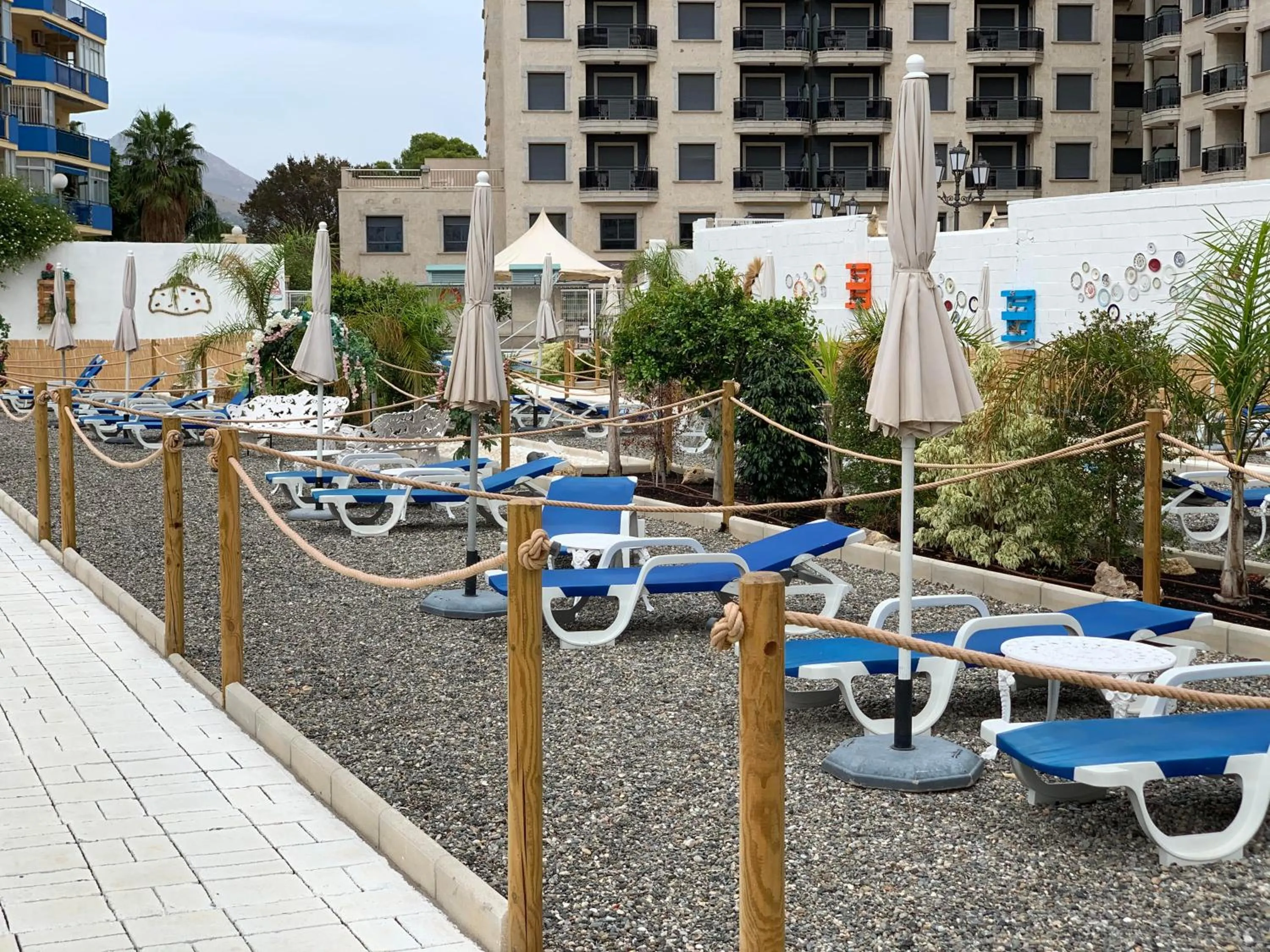 Garden in Apartamentos Nuriasol