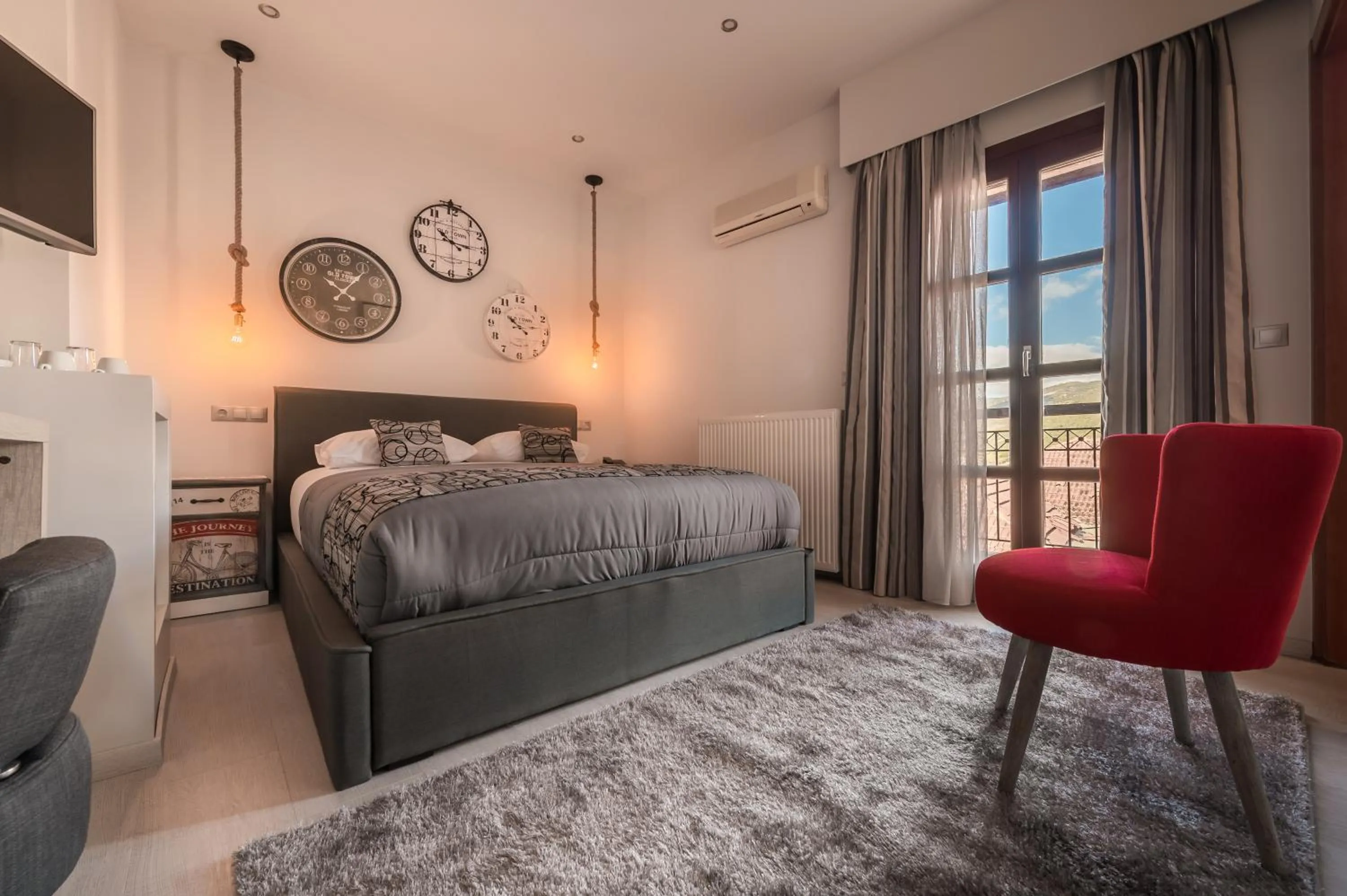 Bedroom, Bed in Filoxenia Hotel & Spa