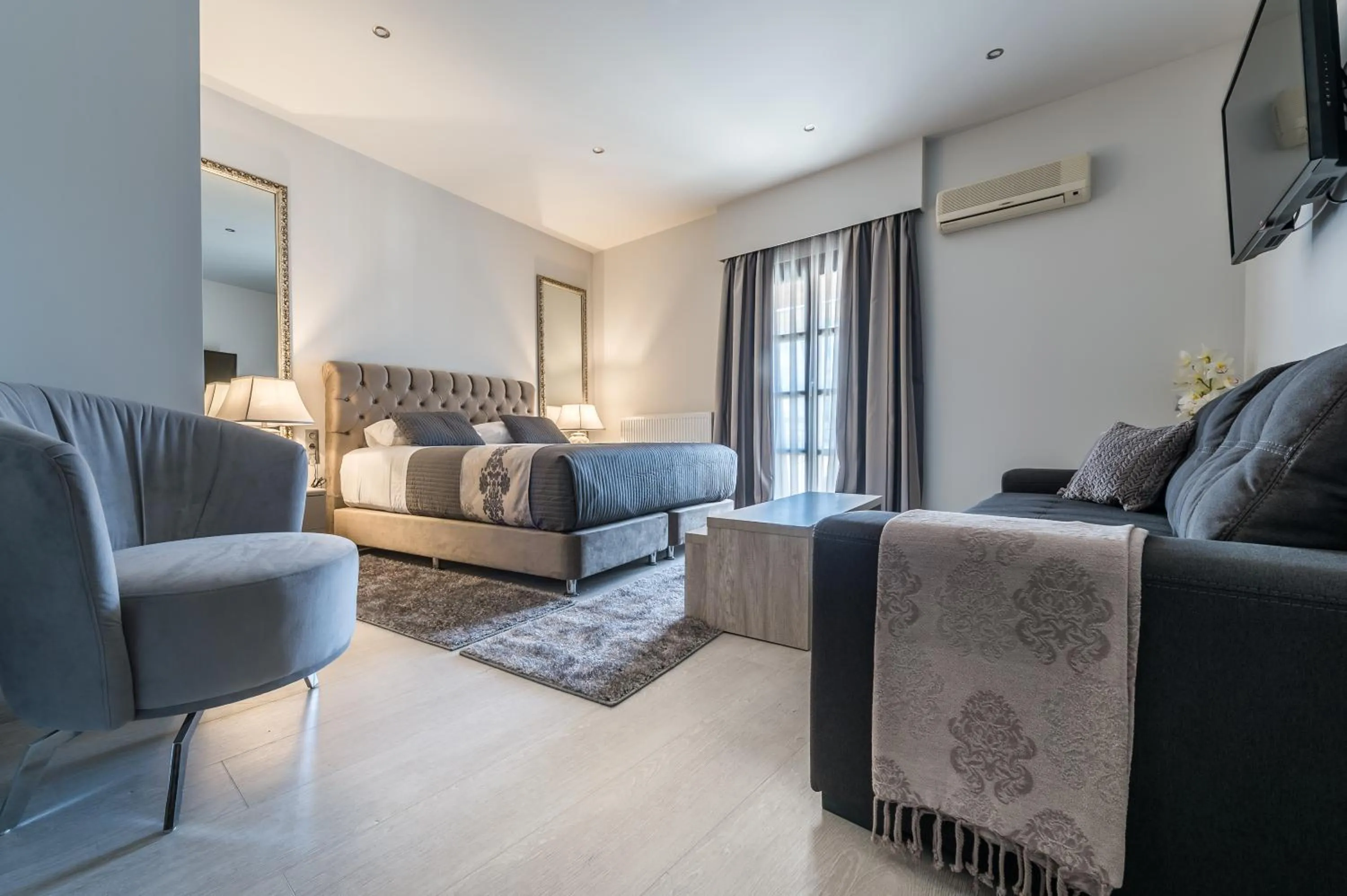 Bedroom, Bed in Filoxenia Hotel & Spa