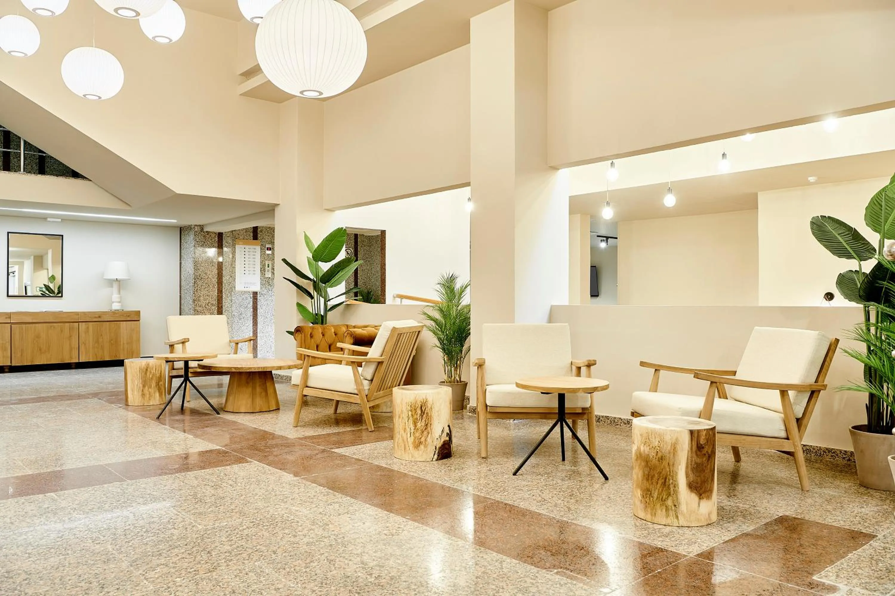 Living room in tent Torremolinos