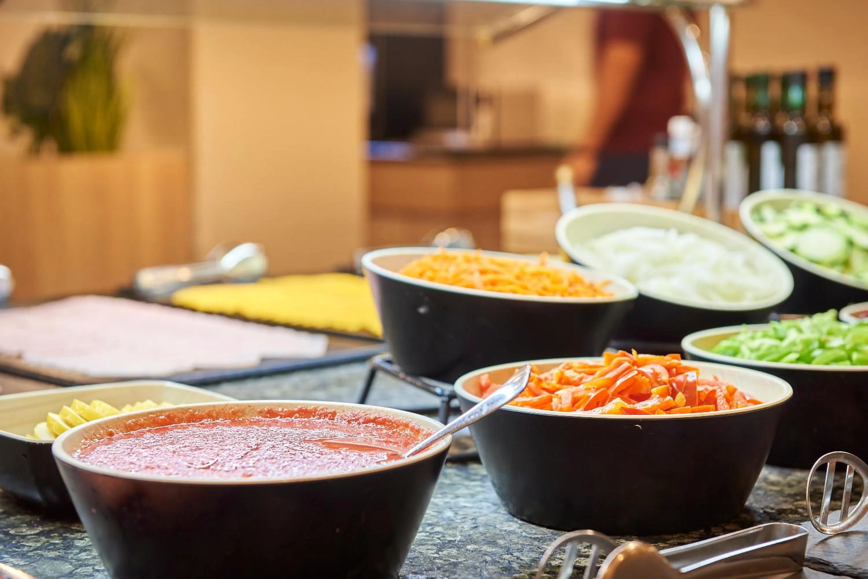 Food in tent Torremolinos