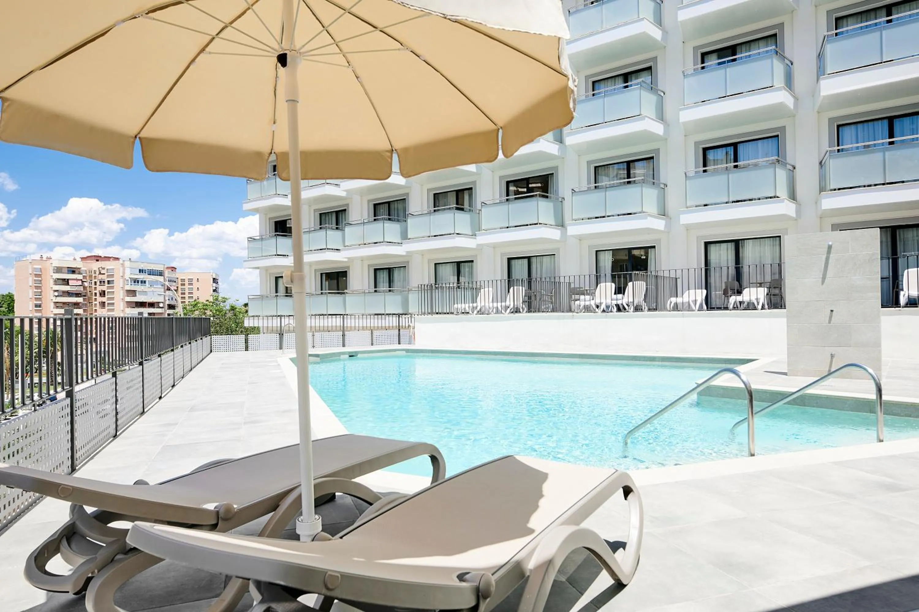 Swimming pool in tent Torremolinos