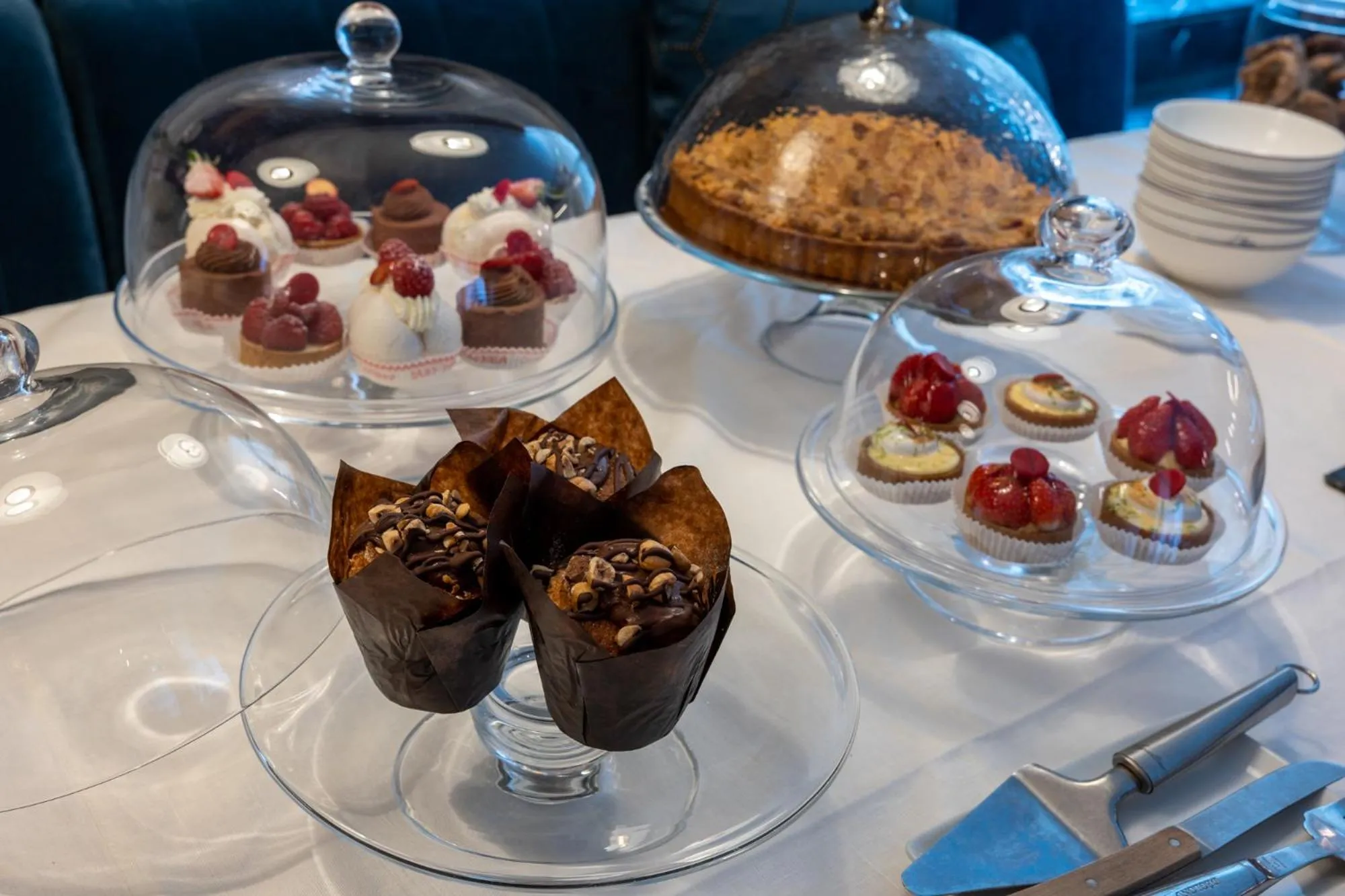 Buffet breakfast in Le Yaca Saint-Tropez