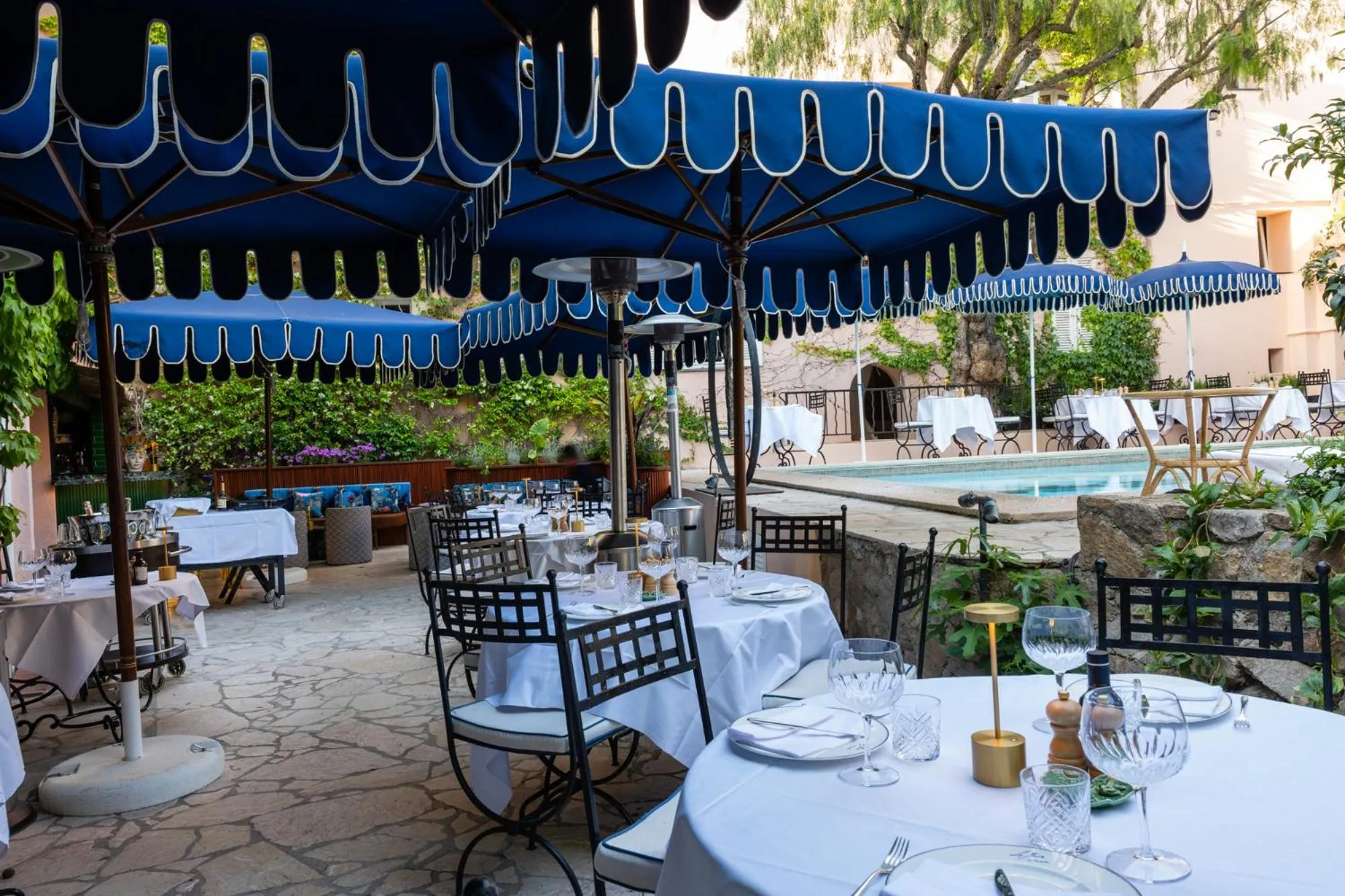 Patio in Le Yaca Saint-Tropez