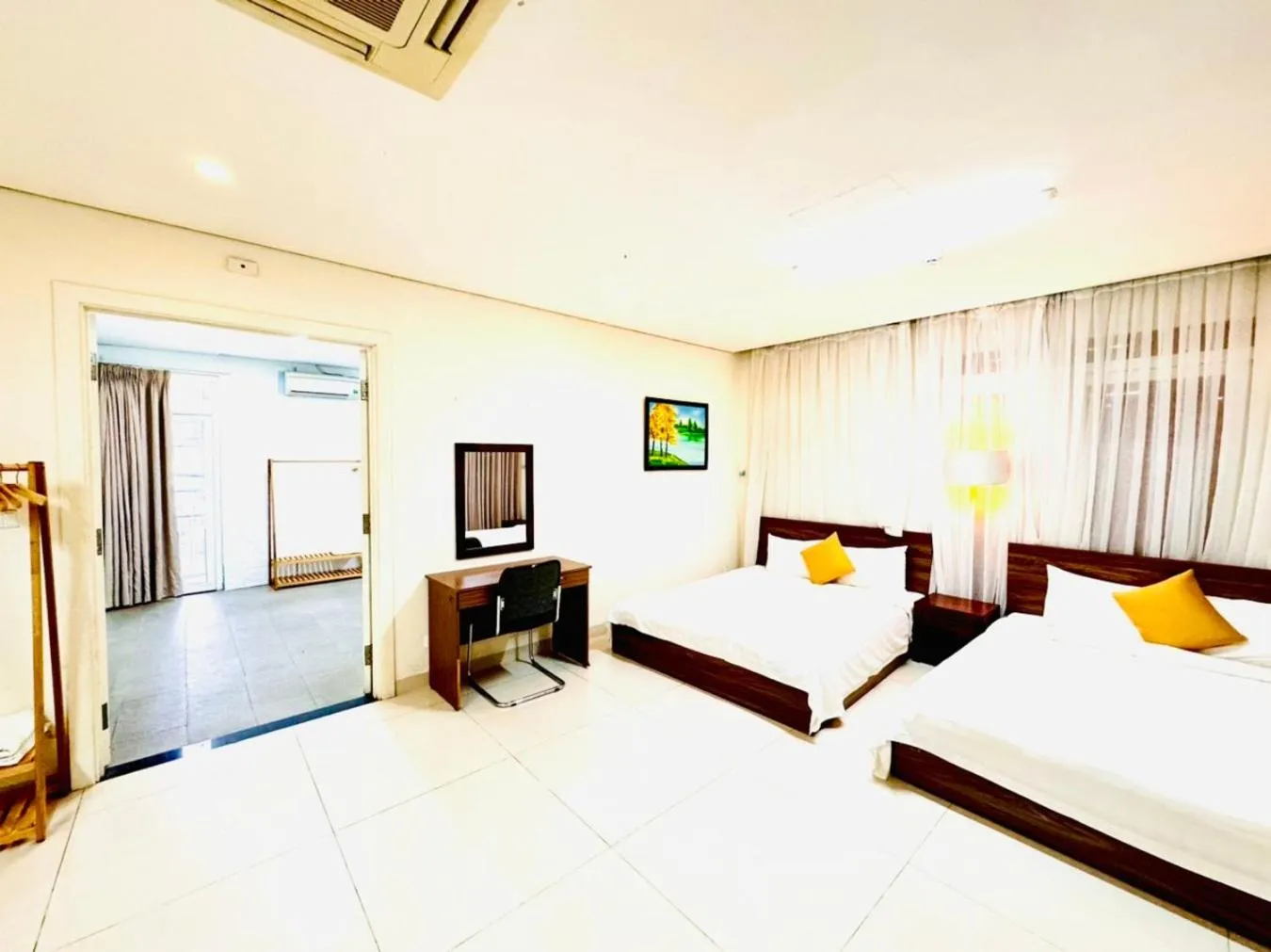 TV and multimedia, Bed in Palmier Hotel - Art House Da Nang