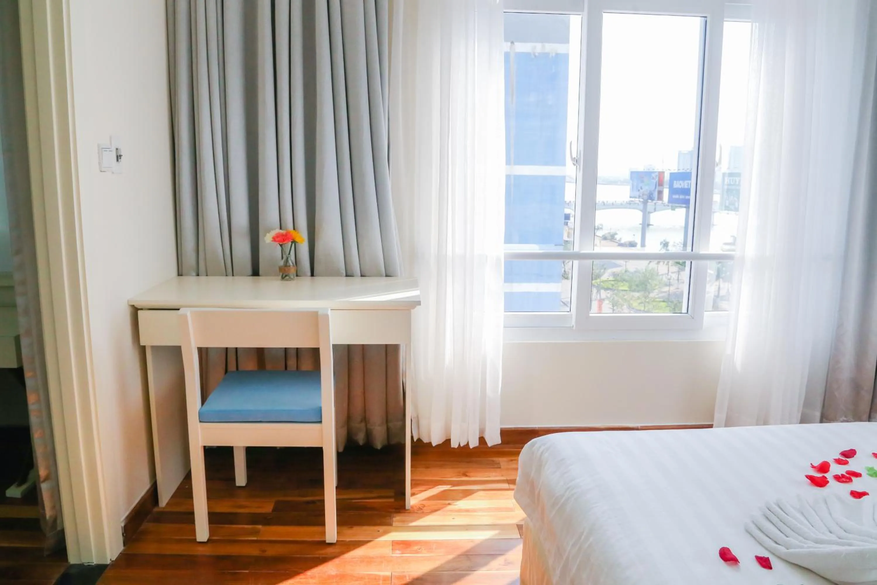 Decorative detail, Bed in Palmier Hotel - Art House Da Nang