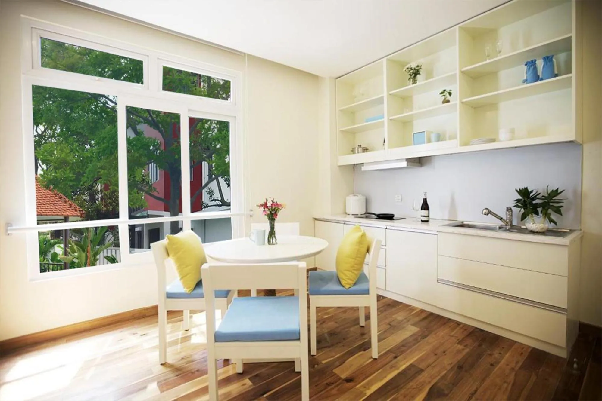 Kitchen or kitchenette in Palmier Hotel - Art House Da Nang