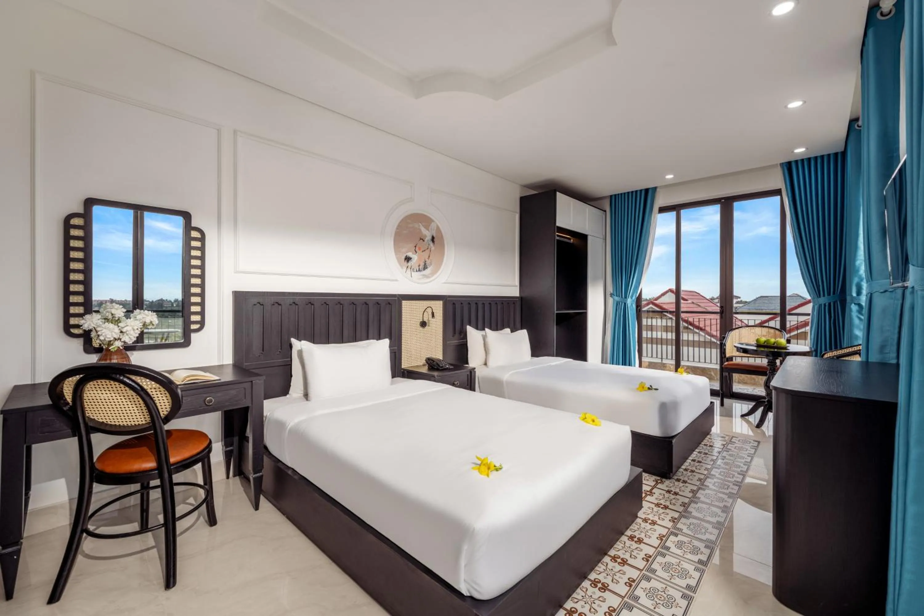 Twin Room with Pool View in ELC Boutique Hoi An Hotel