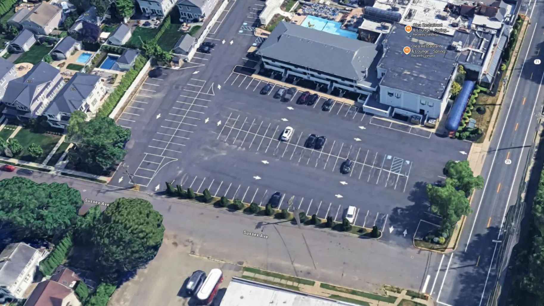 Bird's eye view in The Shore Club