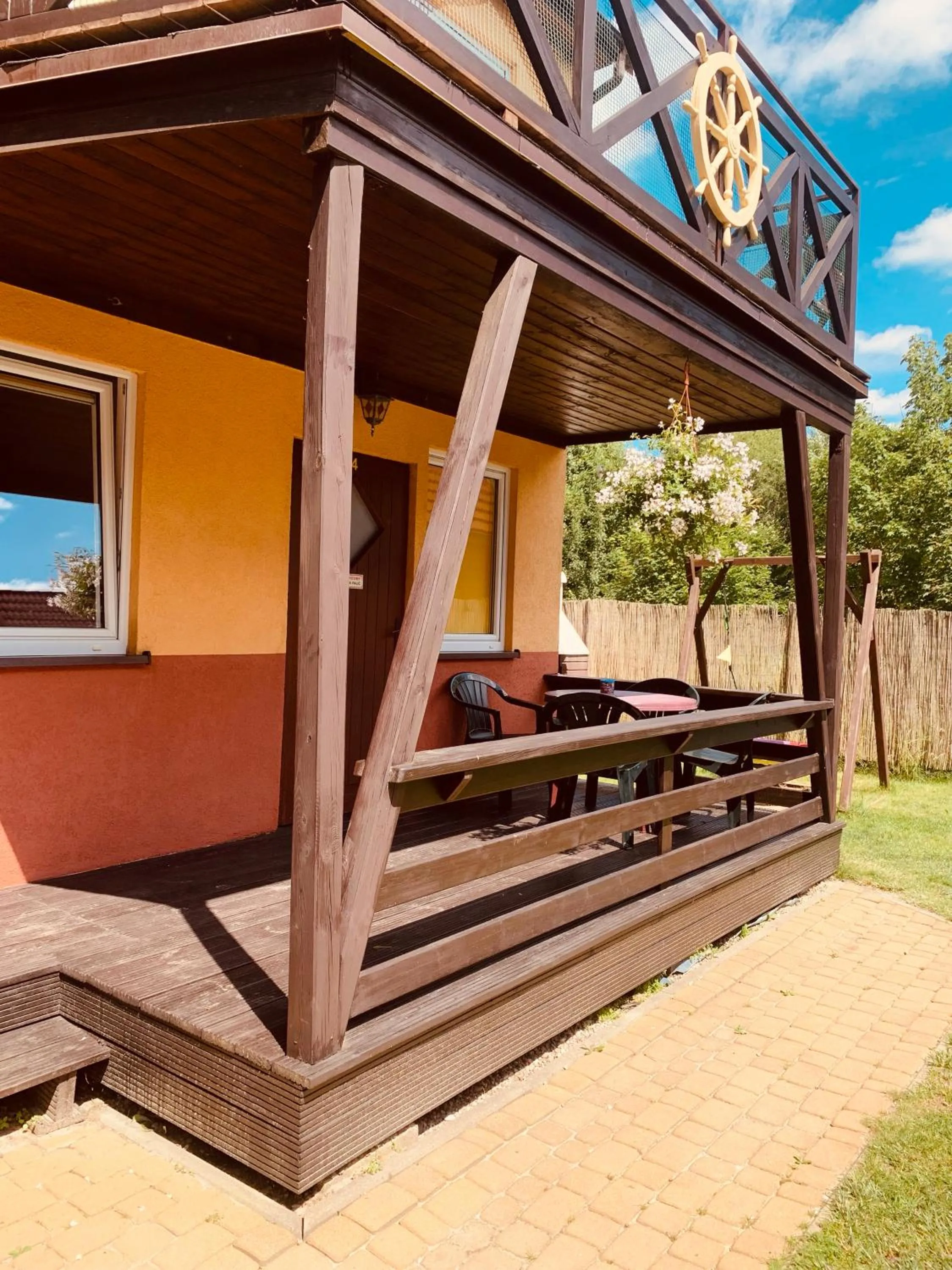 Balcony/Terrace in Ośrodek Wczasowy Belona - BON TURYSTYCZNY