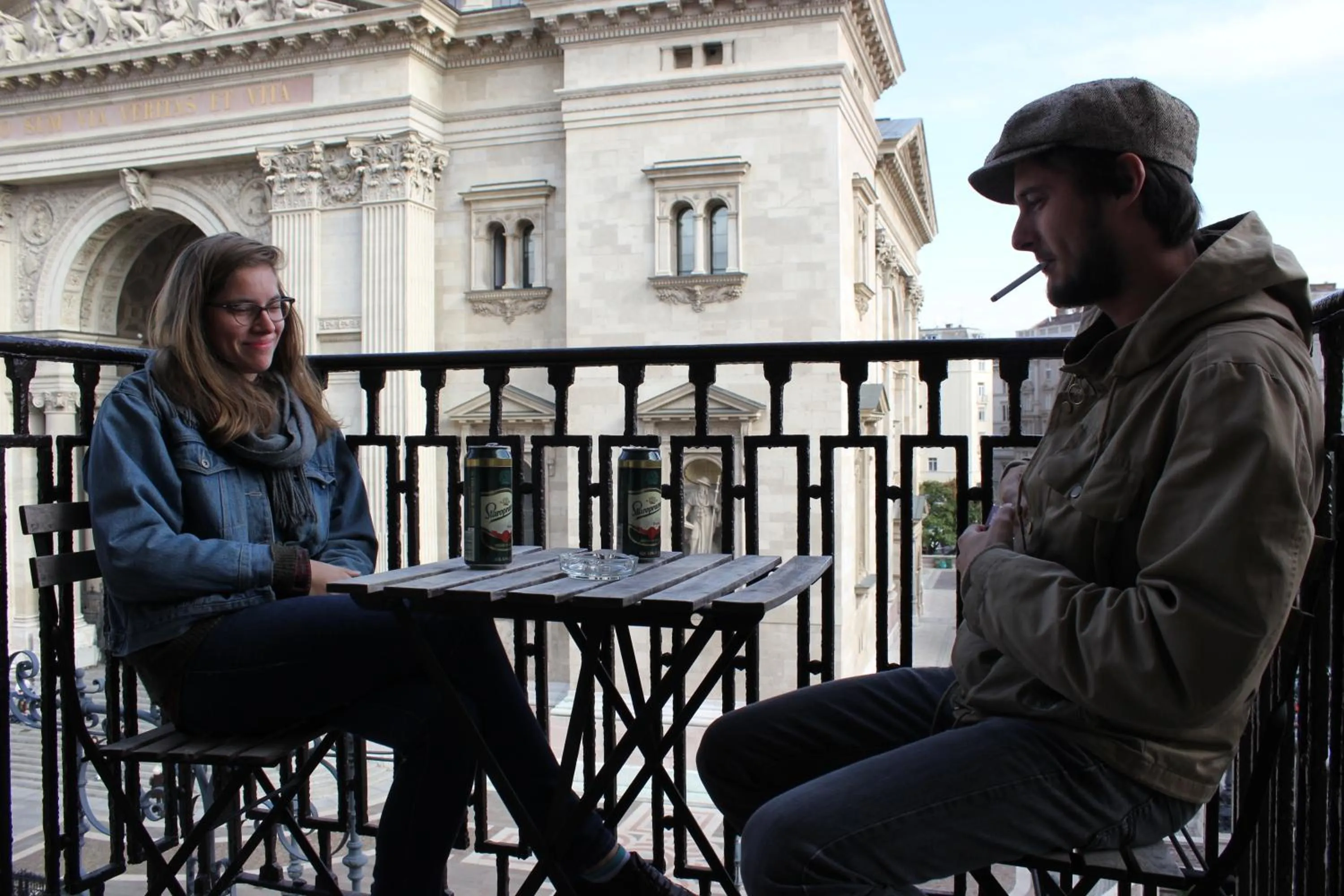 Balcony/Terrace in Pal's Hostel and Apartments