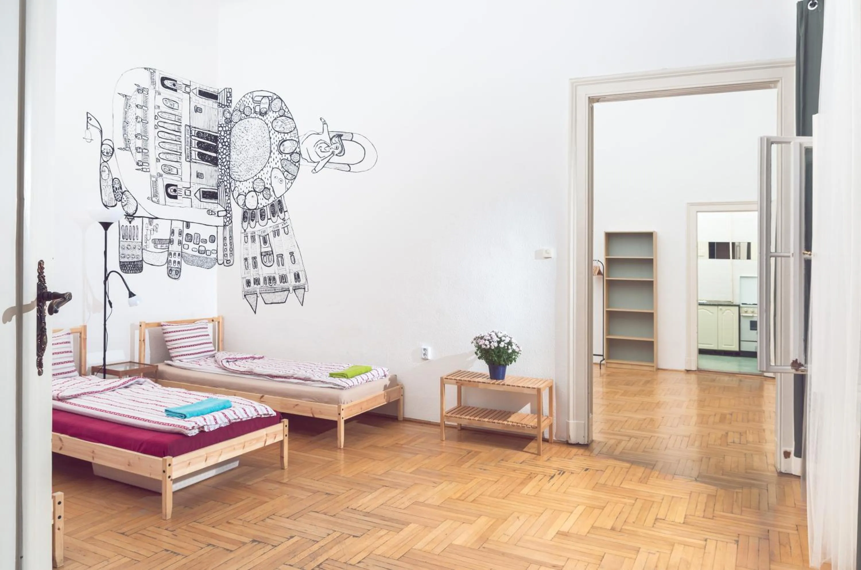 Decorative detail in Pal's Hostel and Apartments