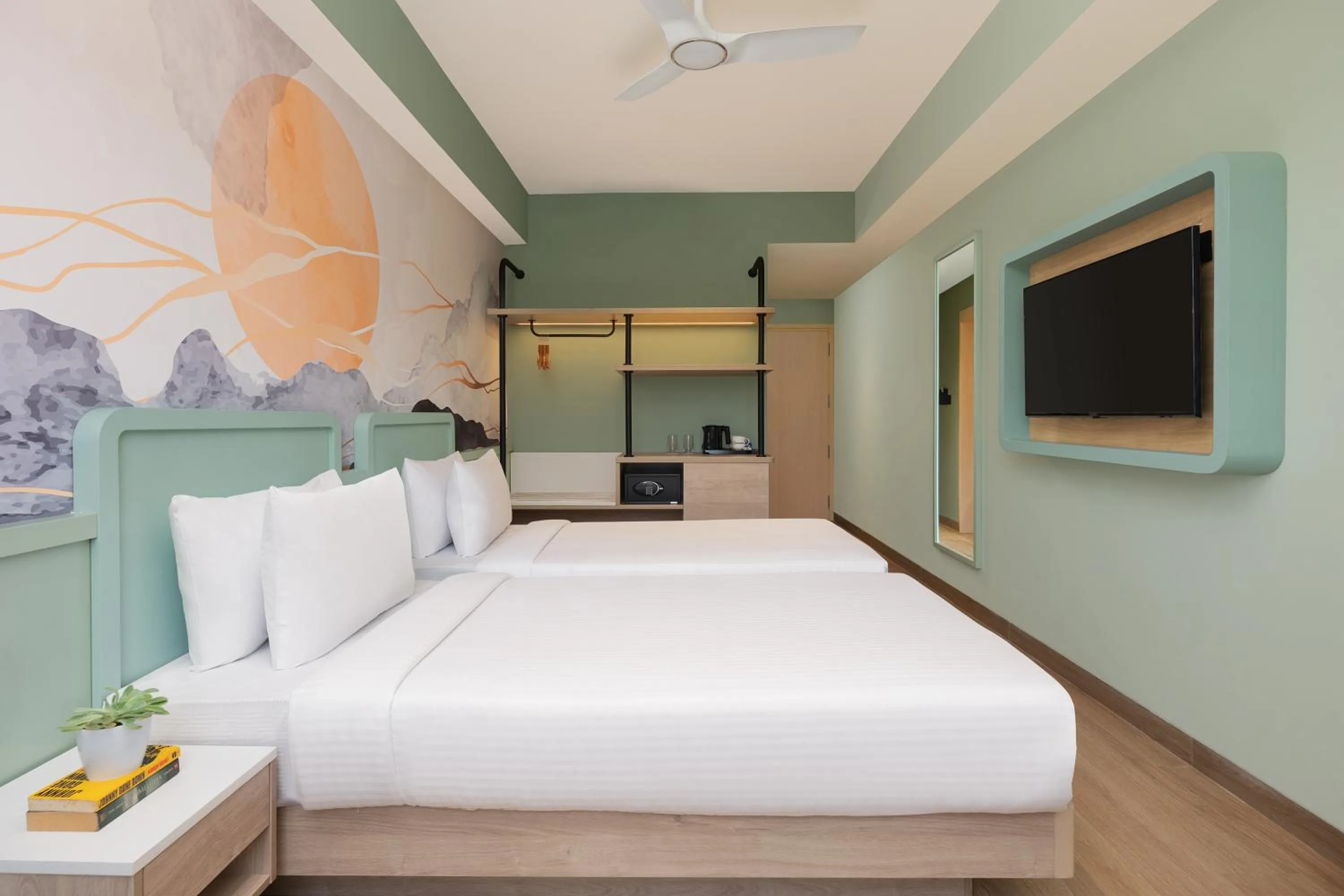 TV and multimedia, Bed in Ginger Dehradun, Rajpur Road