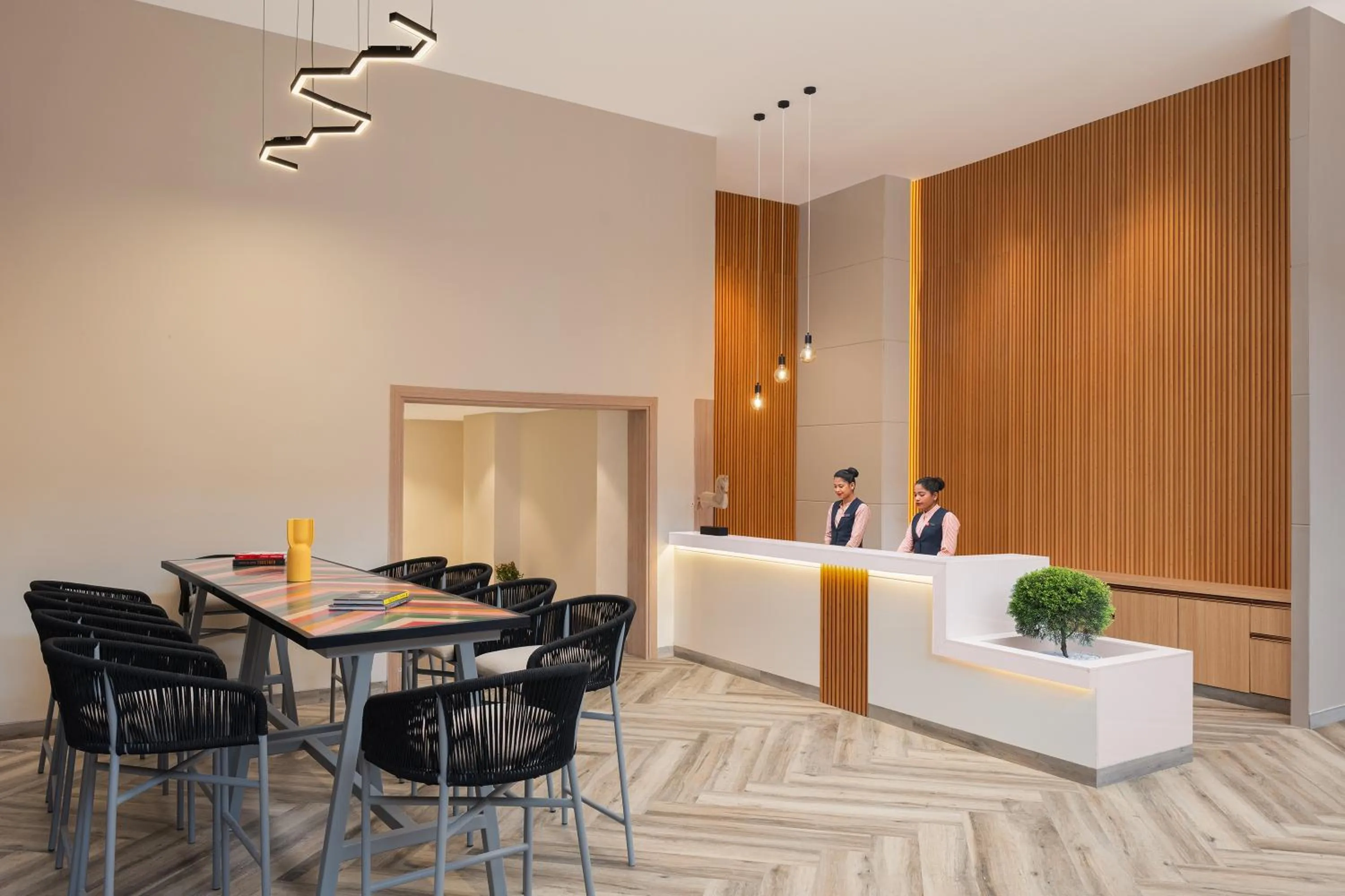 Lobby or reception in Ginger Dehradun, Rajpur Road