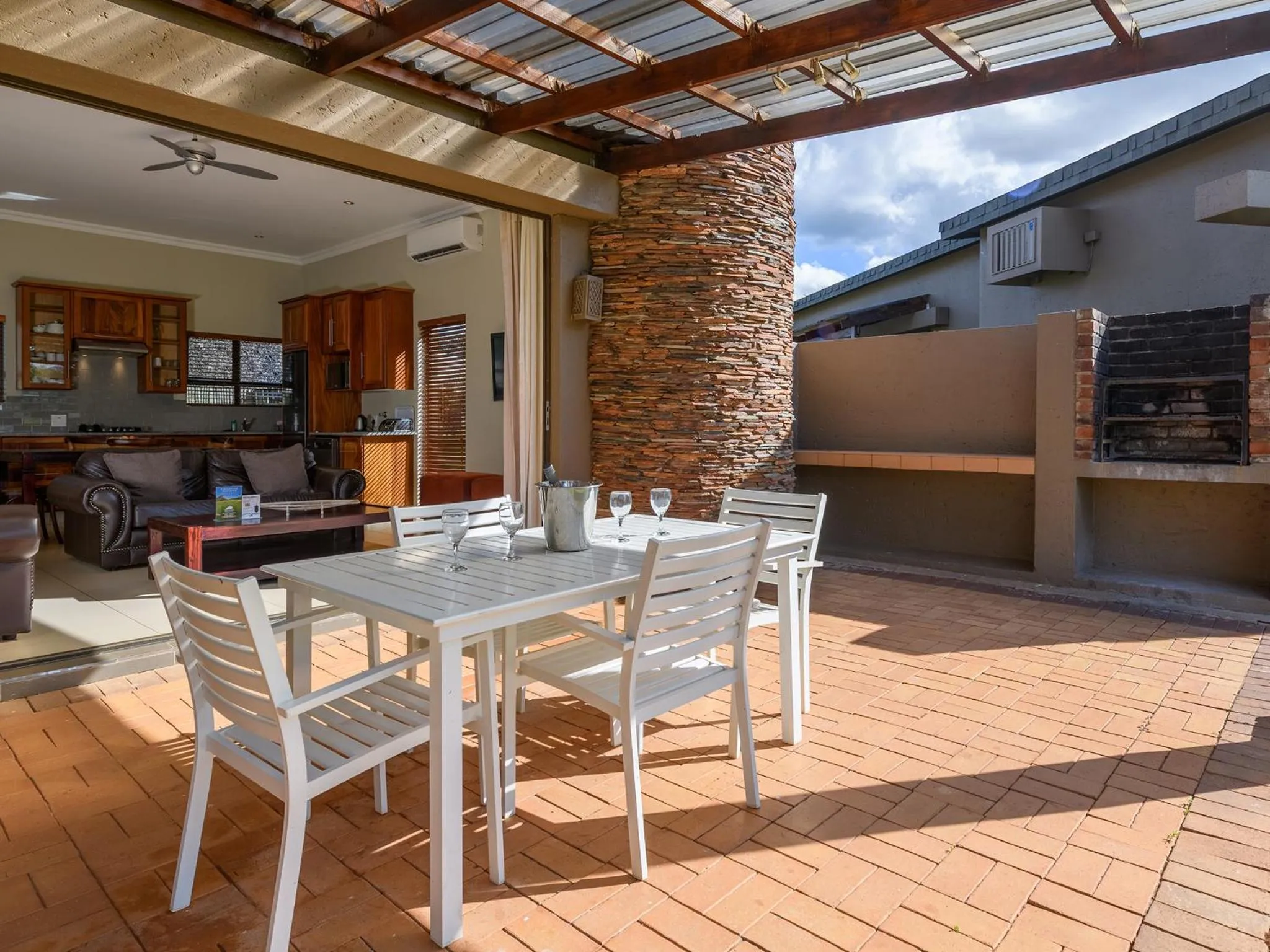 Patio in Monomotapa Village