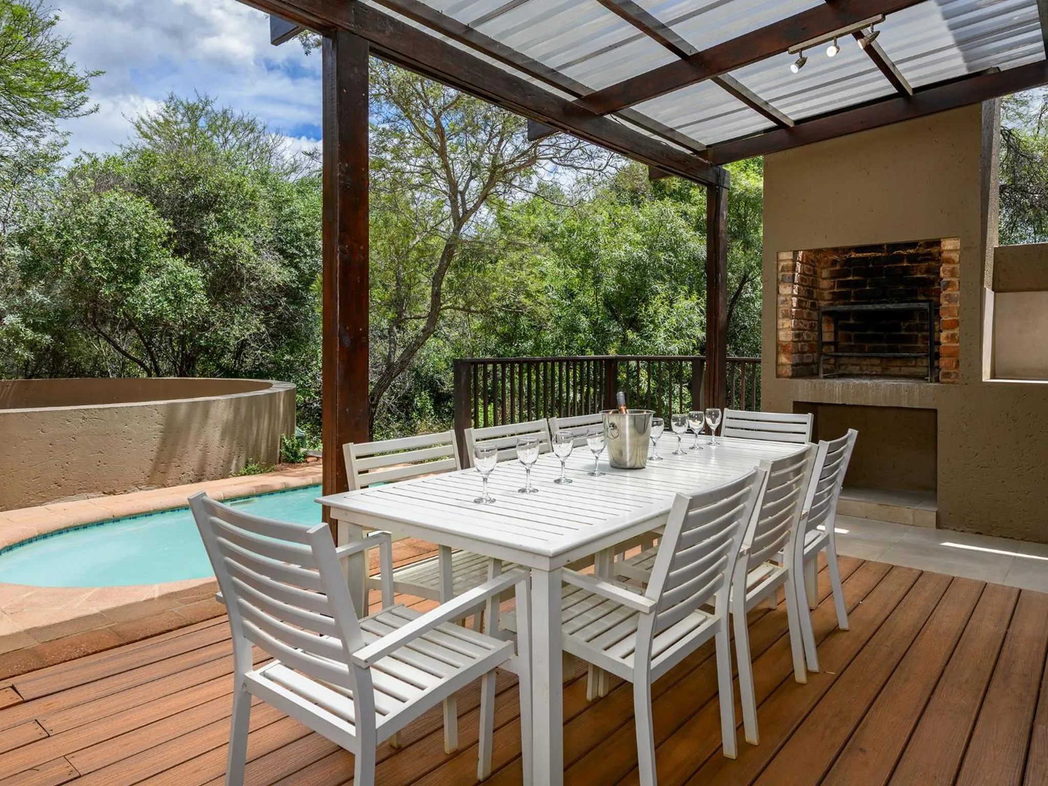 Patio in Monomotapa Village