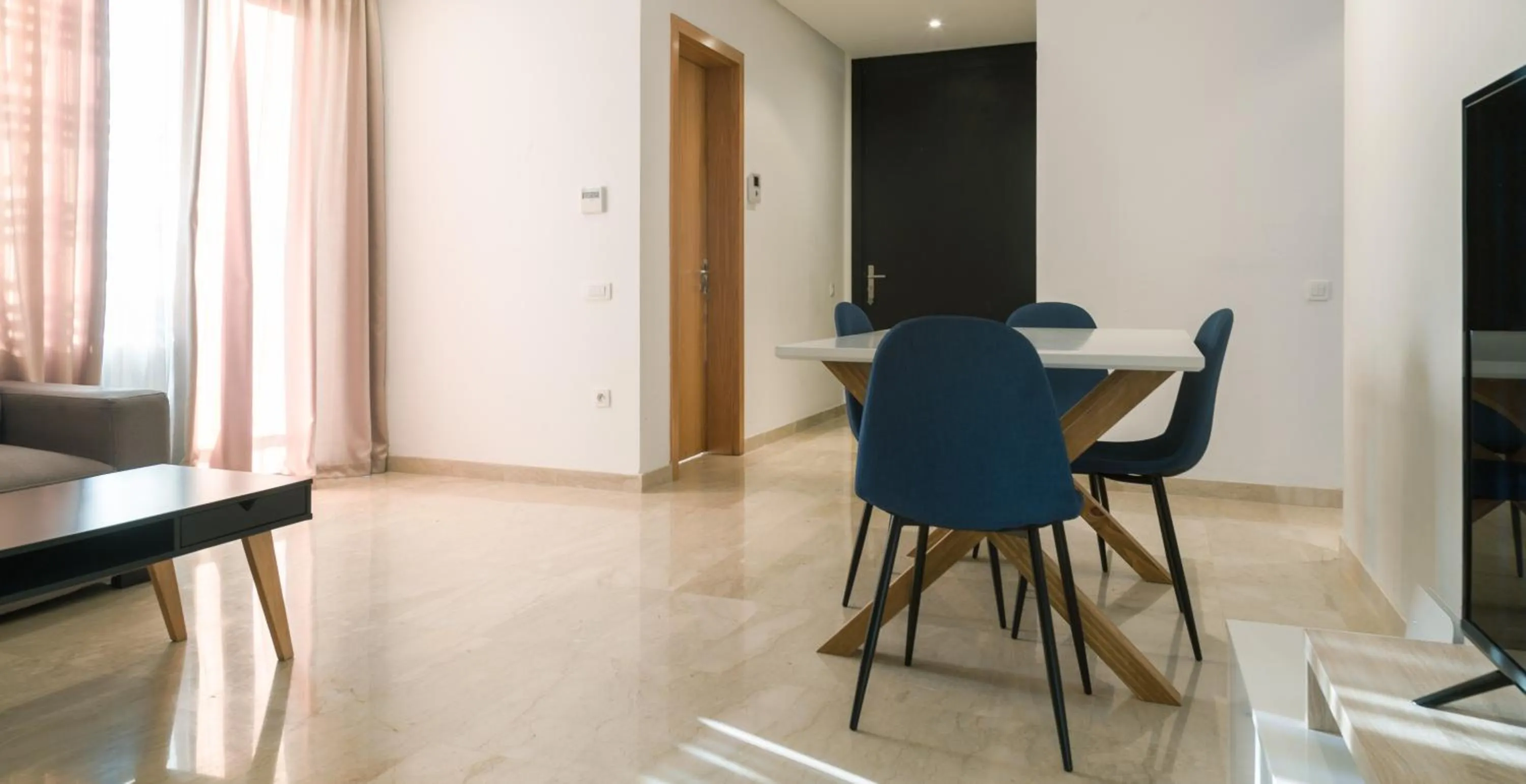 Living room in Marina Rabat Suites & Apartments