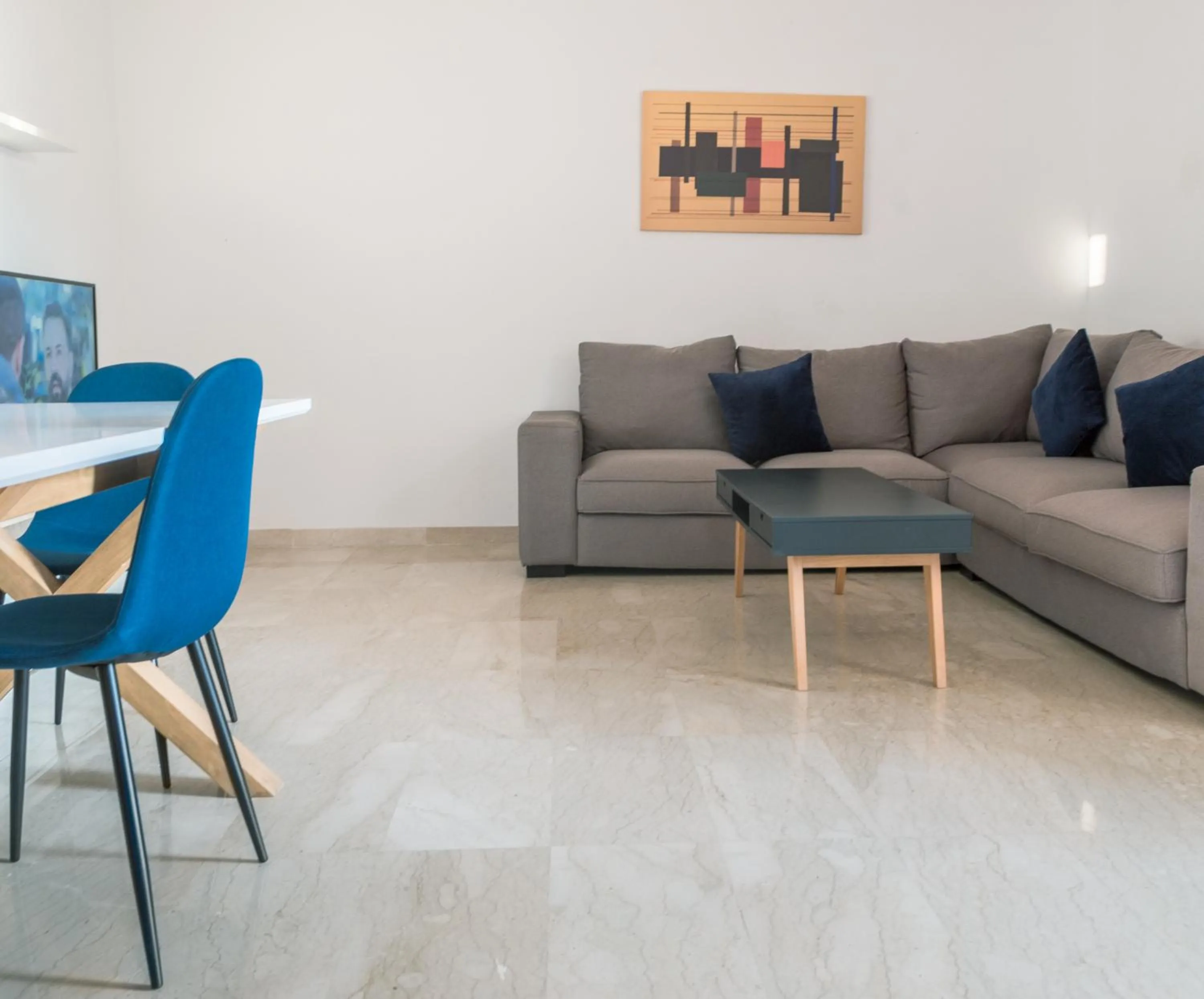 Living room in Marina Rabat Suites & Apartments