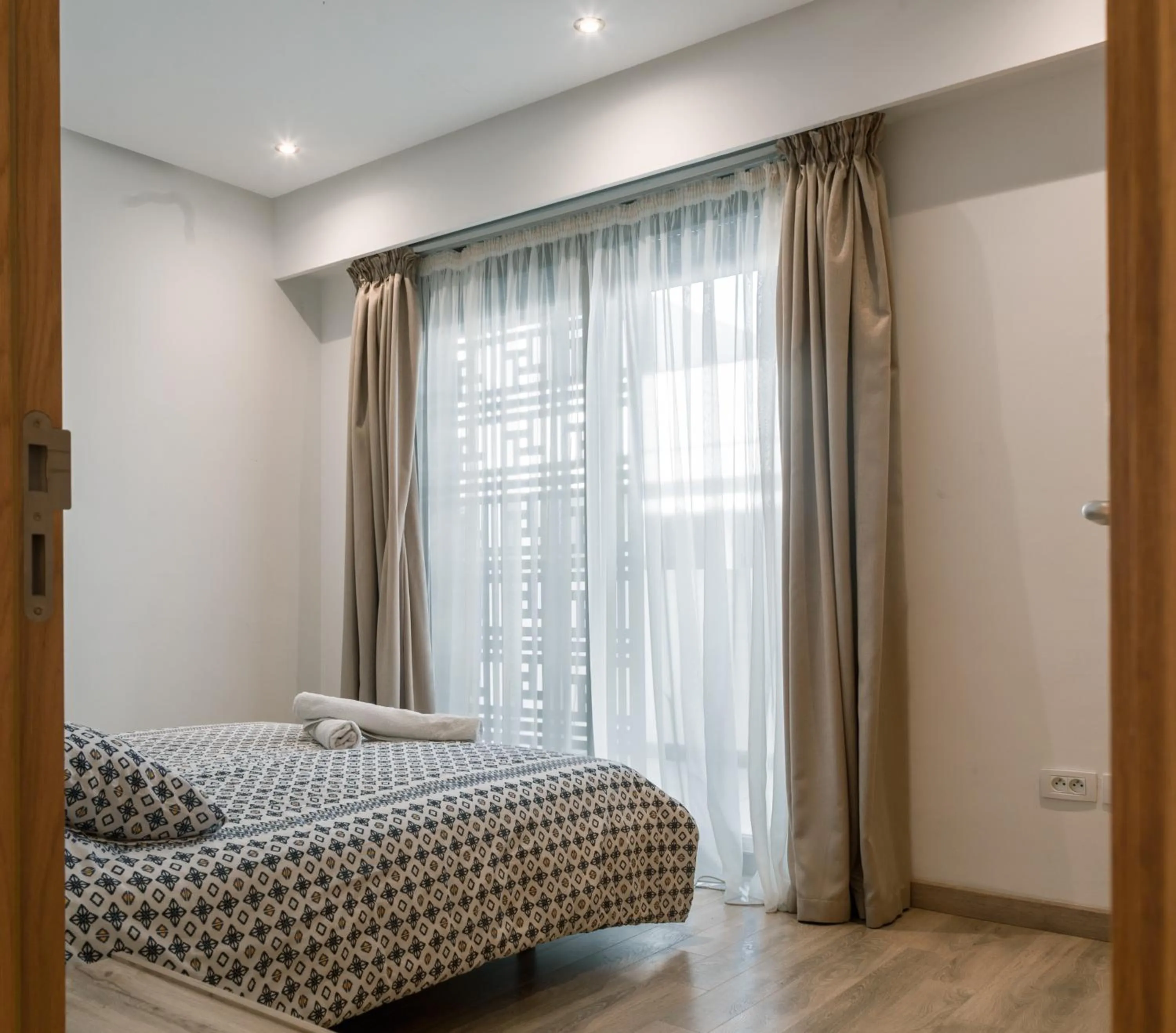 Bed in Marina Rabat Suites & Apartments