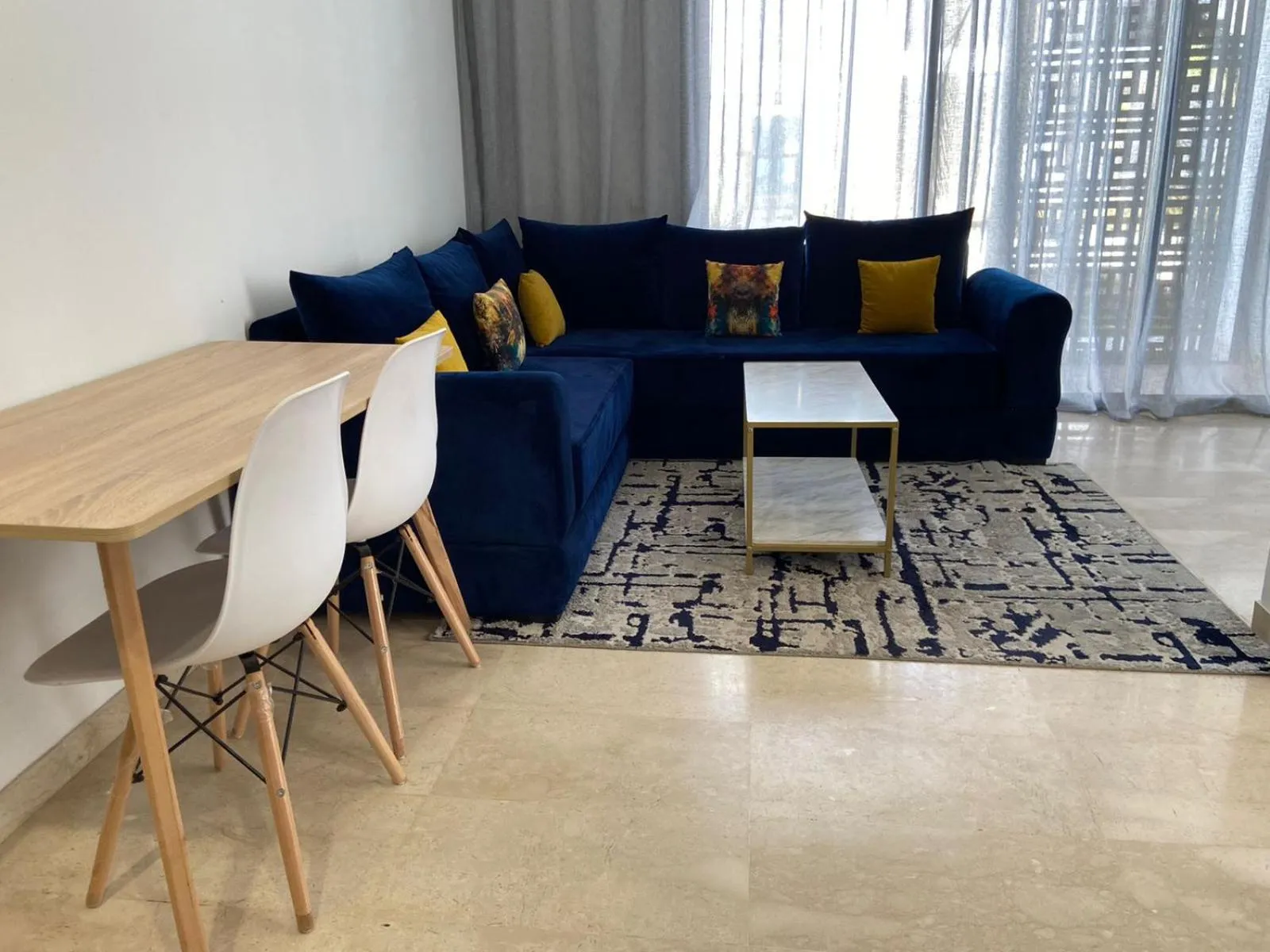 Living room in Marina Rabat Suites & Apartments