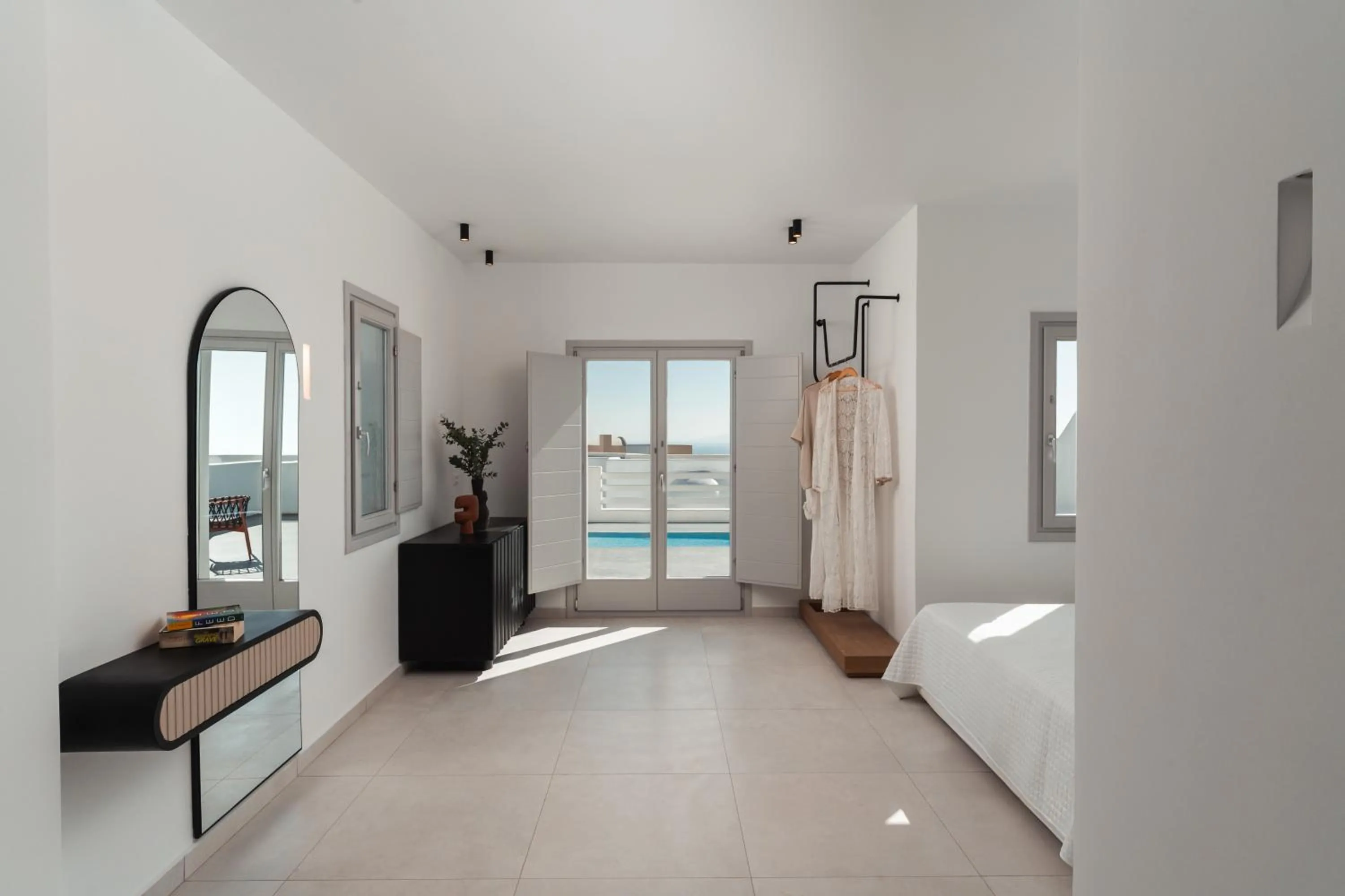 Oikos Aqua Retreat Sea View Two Floor Villa With Private Pool & 2 Outdoor Jacuzzi in Oikos Santorini Living Concept