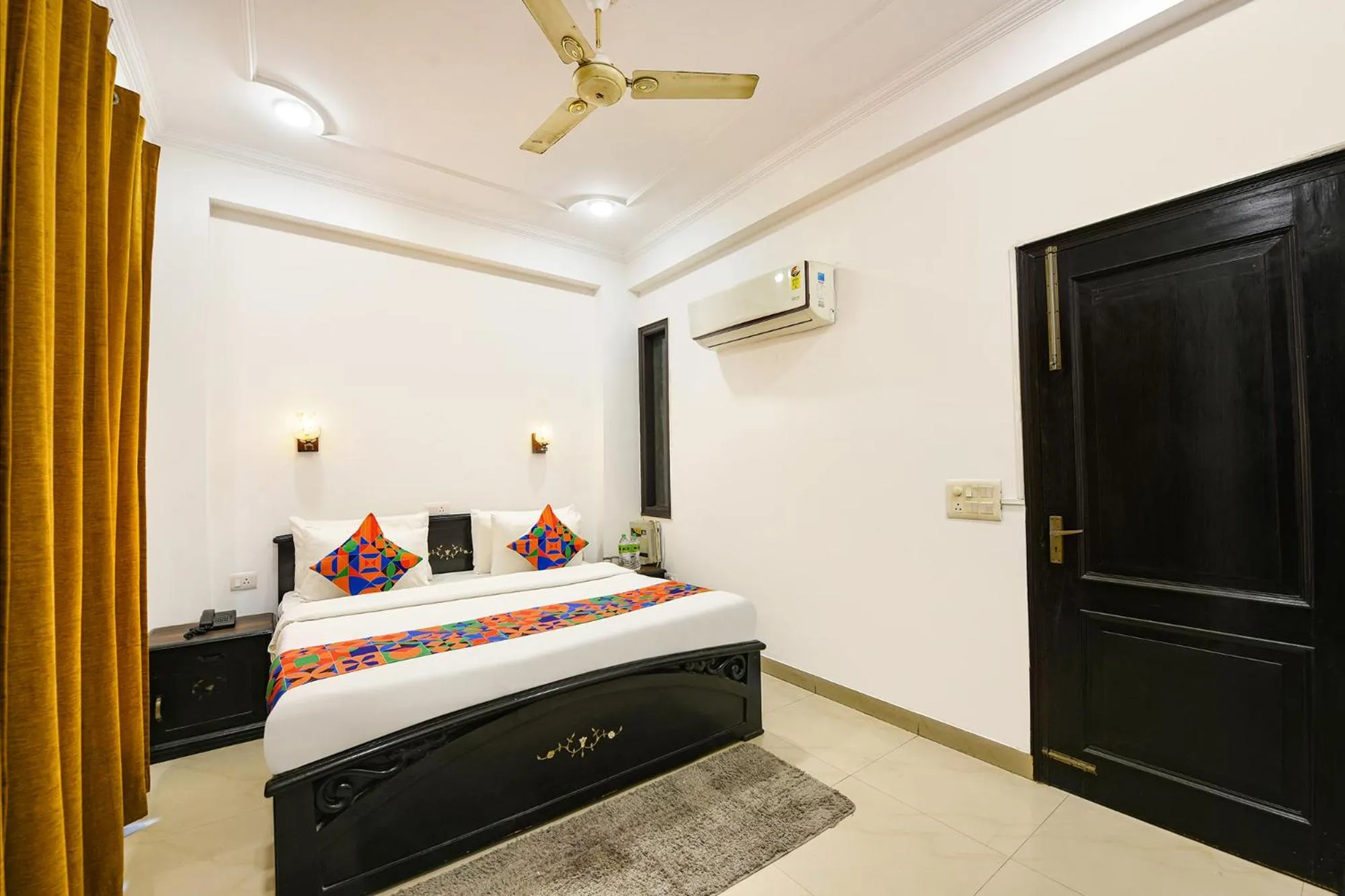 Bedroom, Bed in FabHotel Velvet Suites Near Millennium City Centre Gurugram