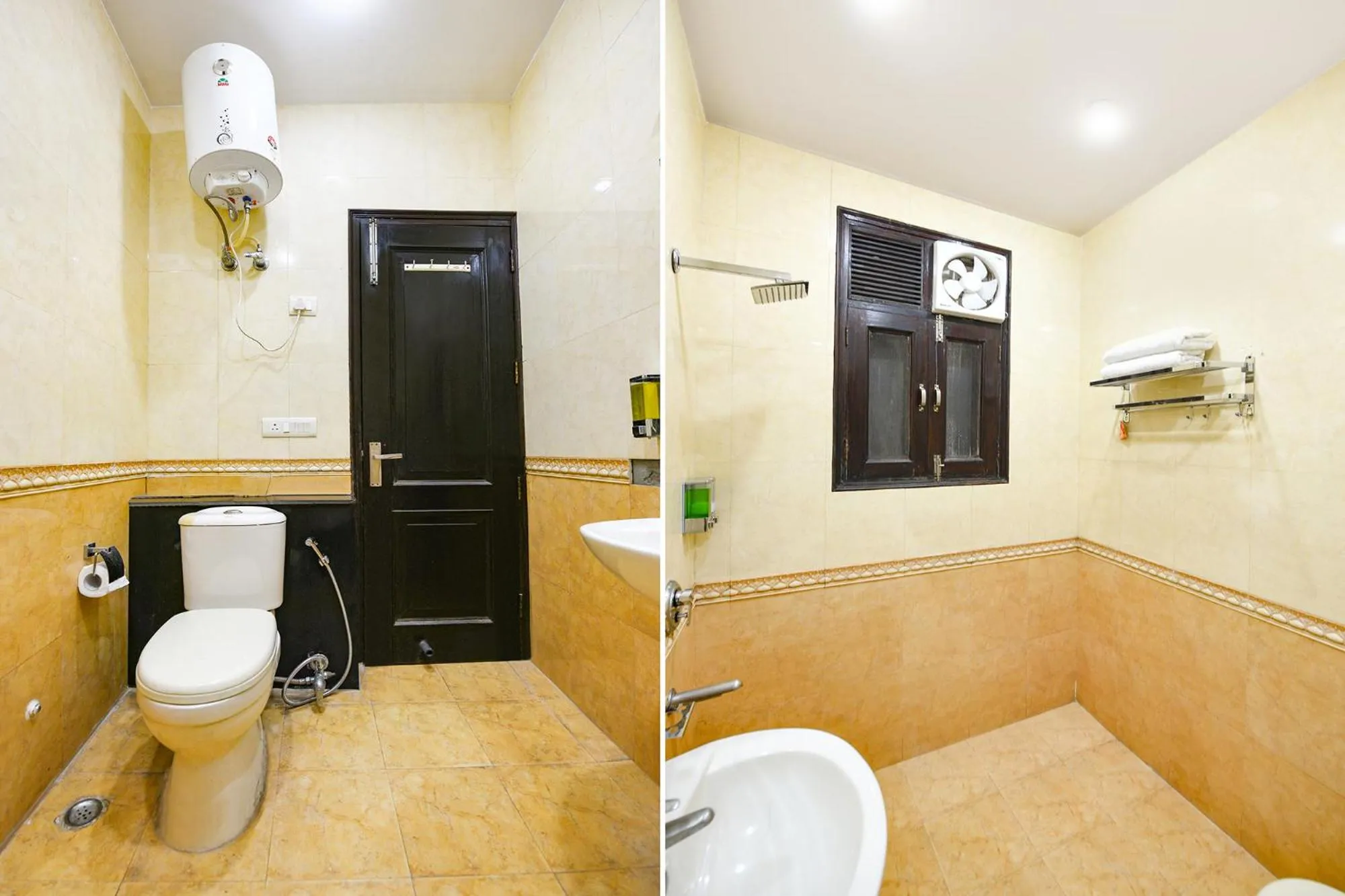 Bathroom in FabHotel Velvet Suites Near Millennium City Centre Gurugram