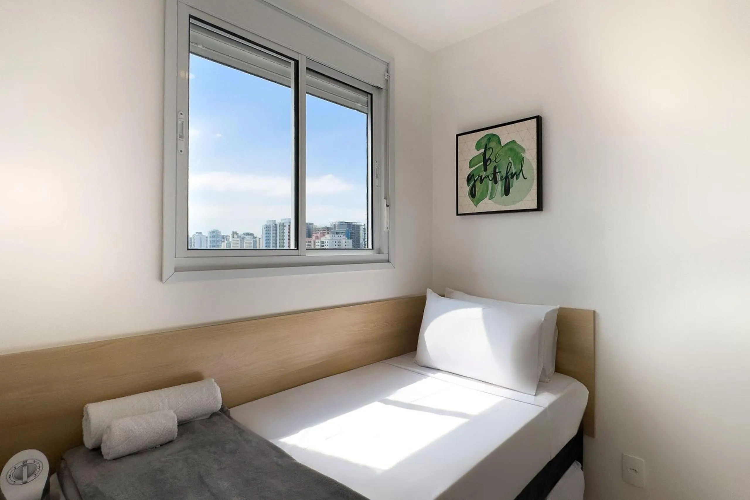 Bedroom, Bed in Composite Moema