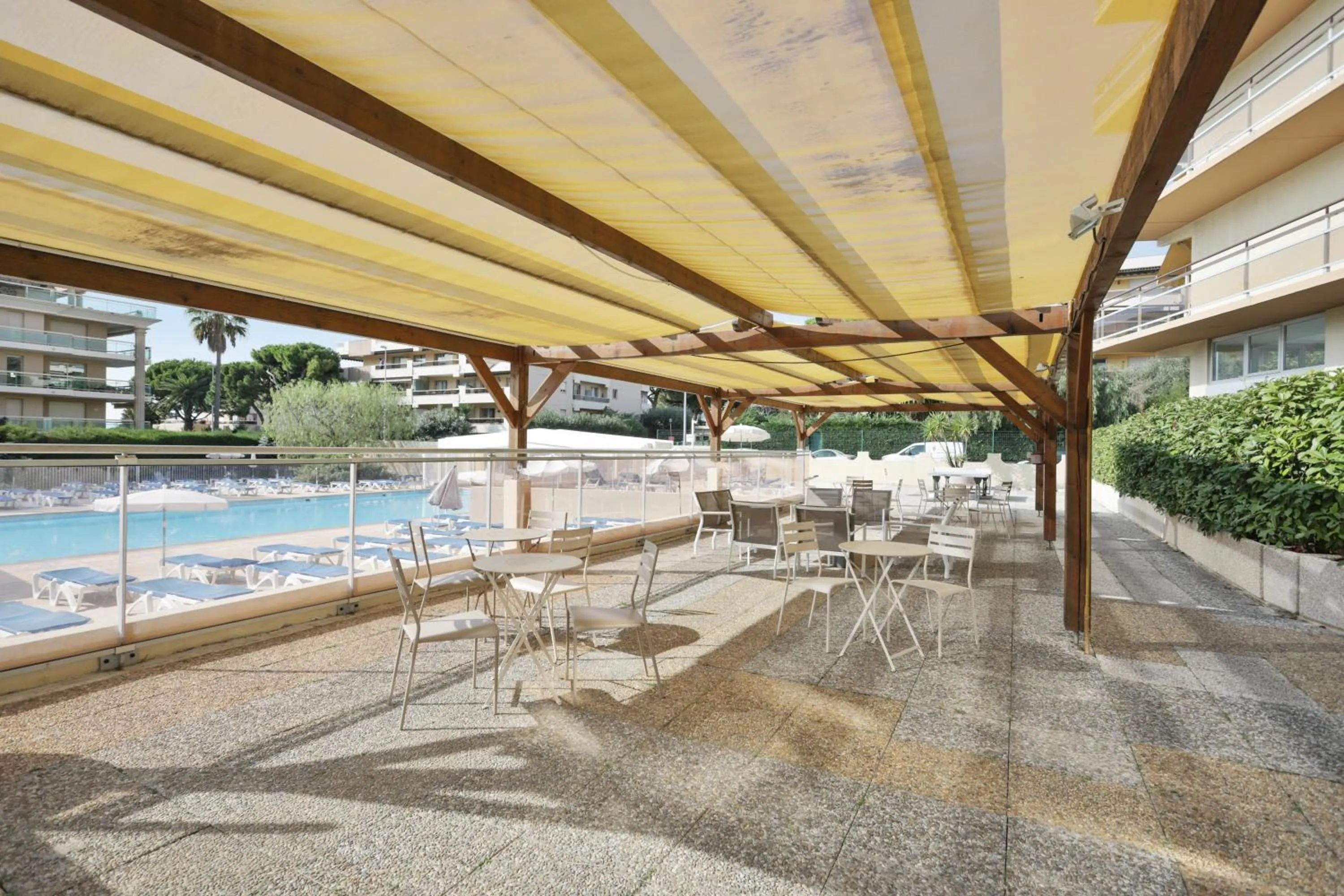 Patio in Résidence Héliotel Marine