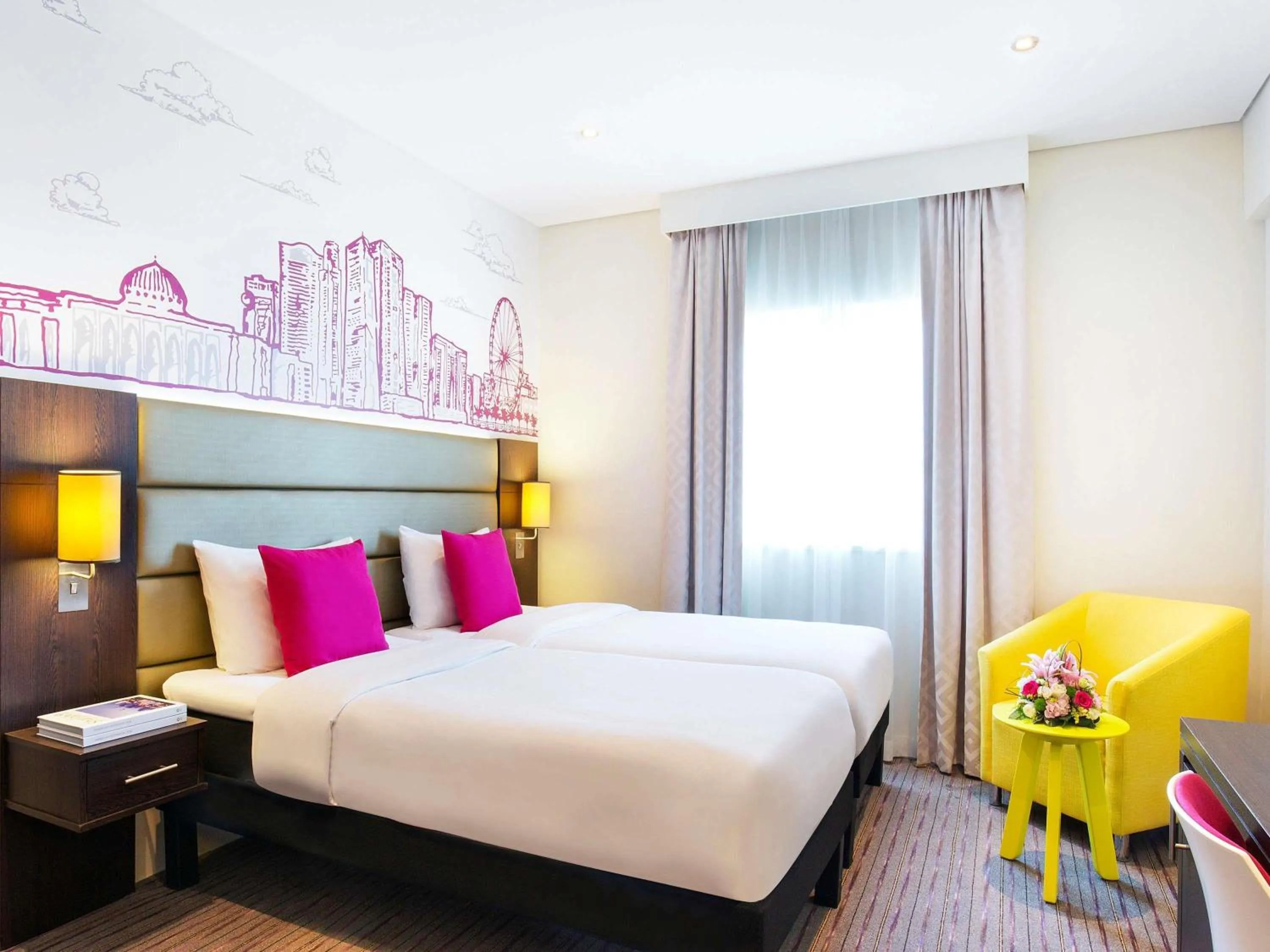 Bedroom, Bed in ibis Styles Sharjah