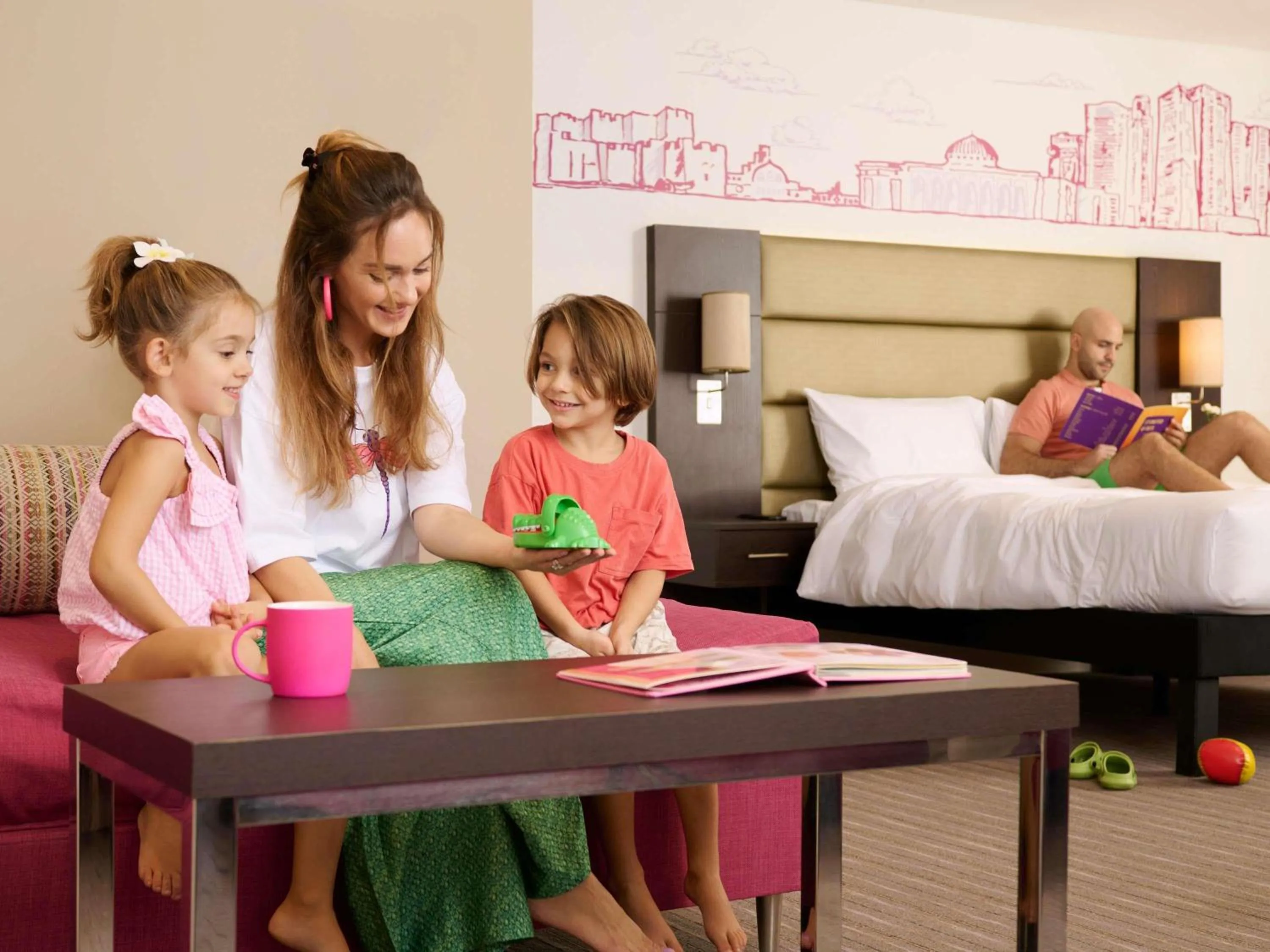 Bedroom in ibis Styles Sharjah