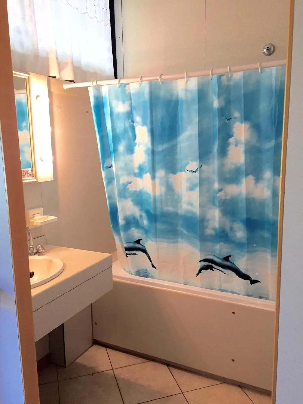 Bathroom in Apartments Via Dei Platani