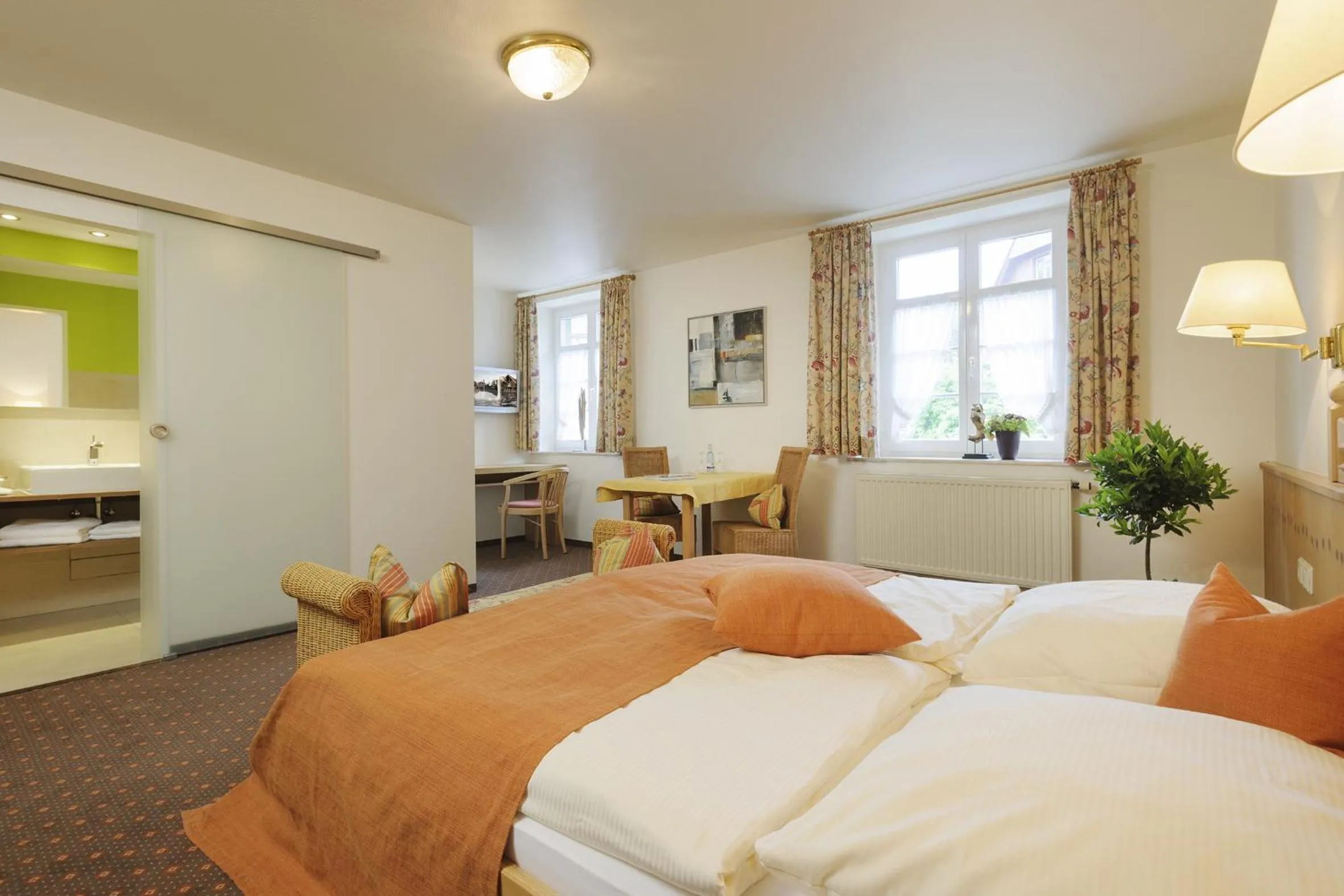 Photo of the whole room, Bed in Landgasthof zum Adler