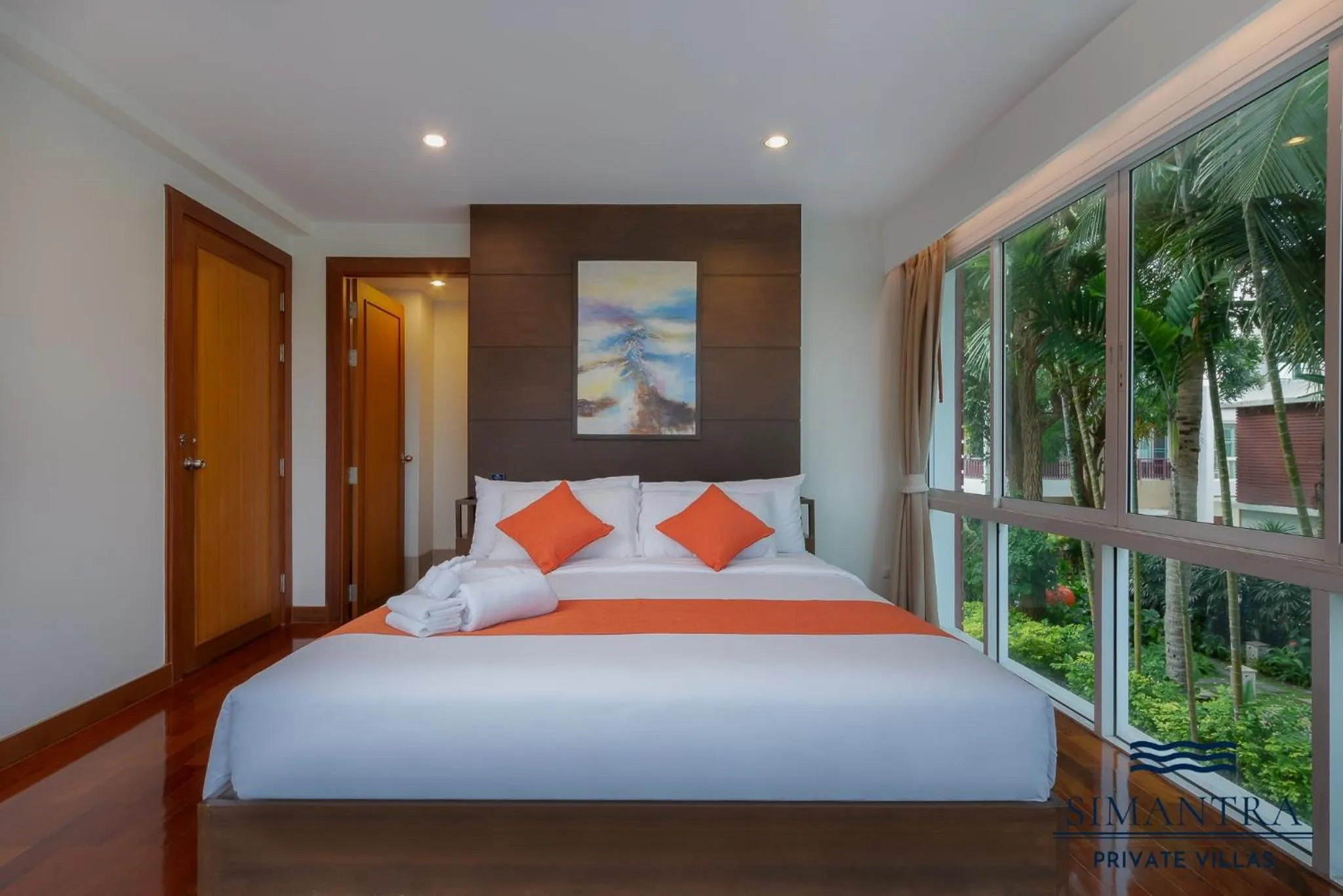 Bedroom, Bed in Simantra Private Villas