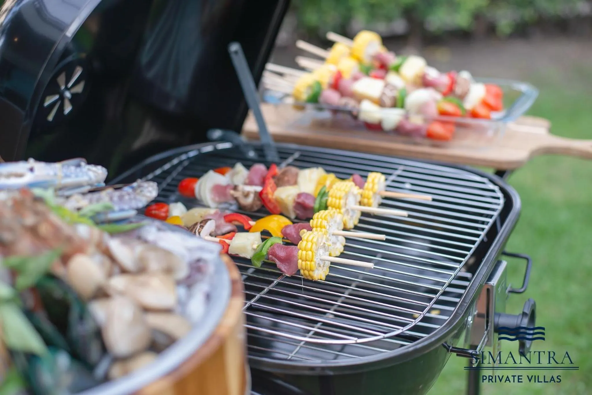 stove in Simantra Private Villas