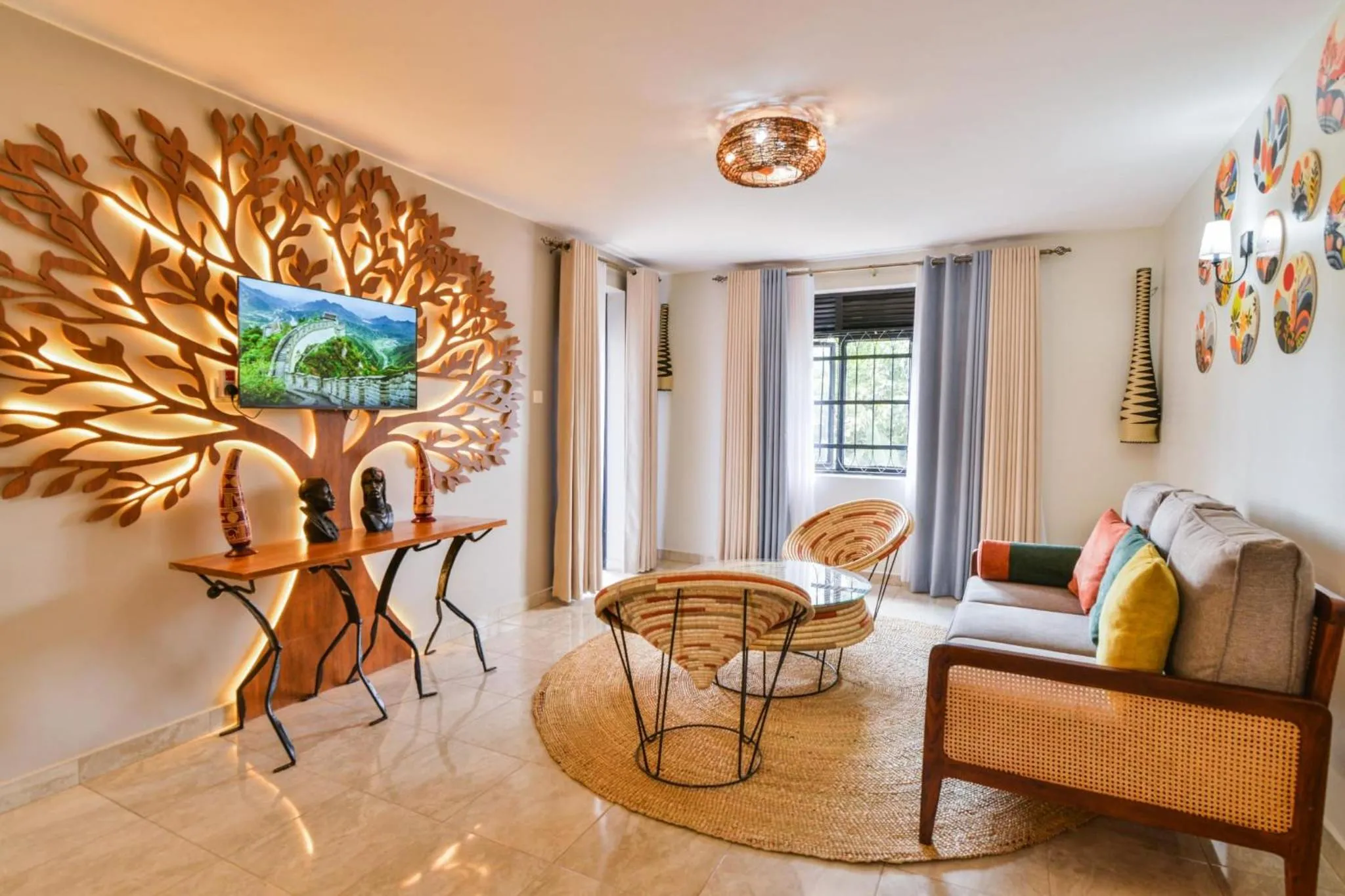 Living room in Aqueduct 1359 Hotel Apartments