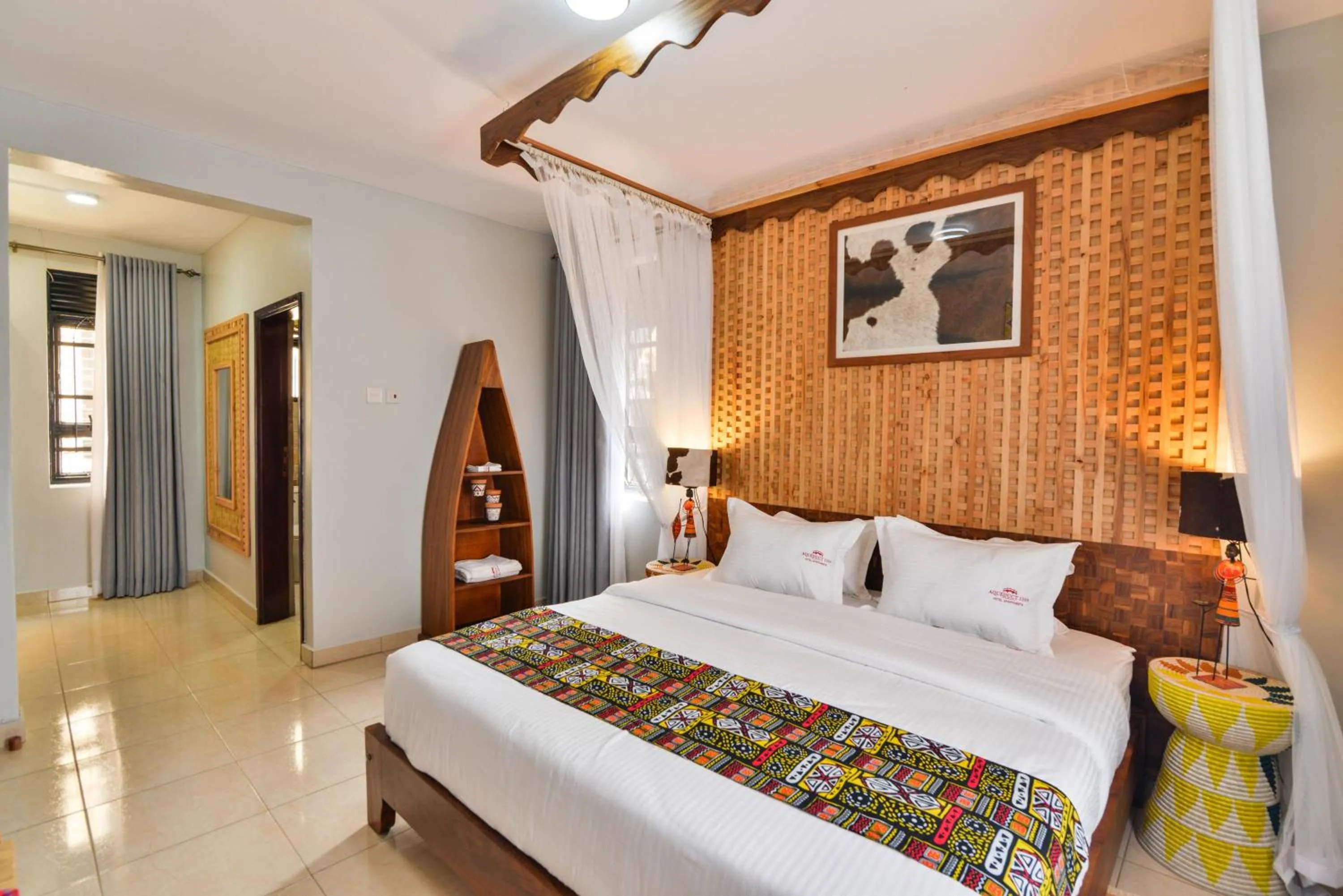 Bed in Aqueduct 1359 Hotel Apartments