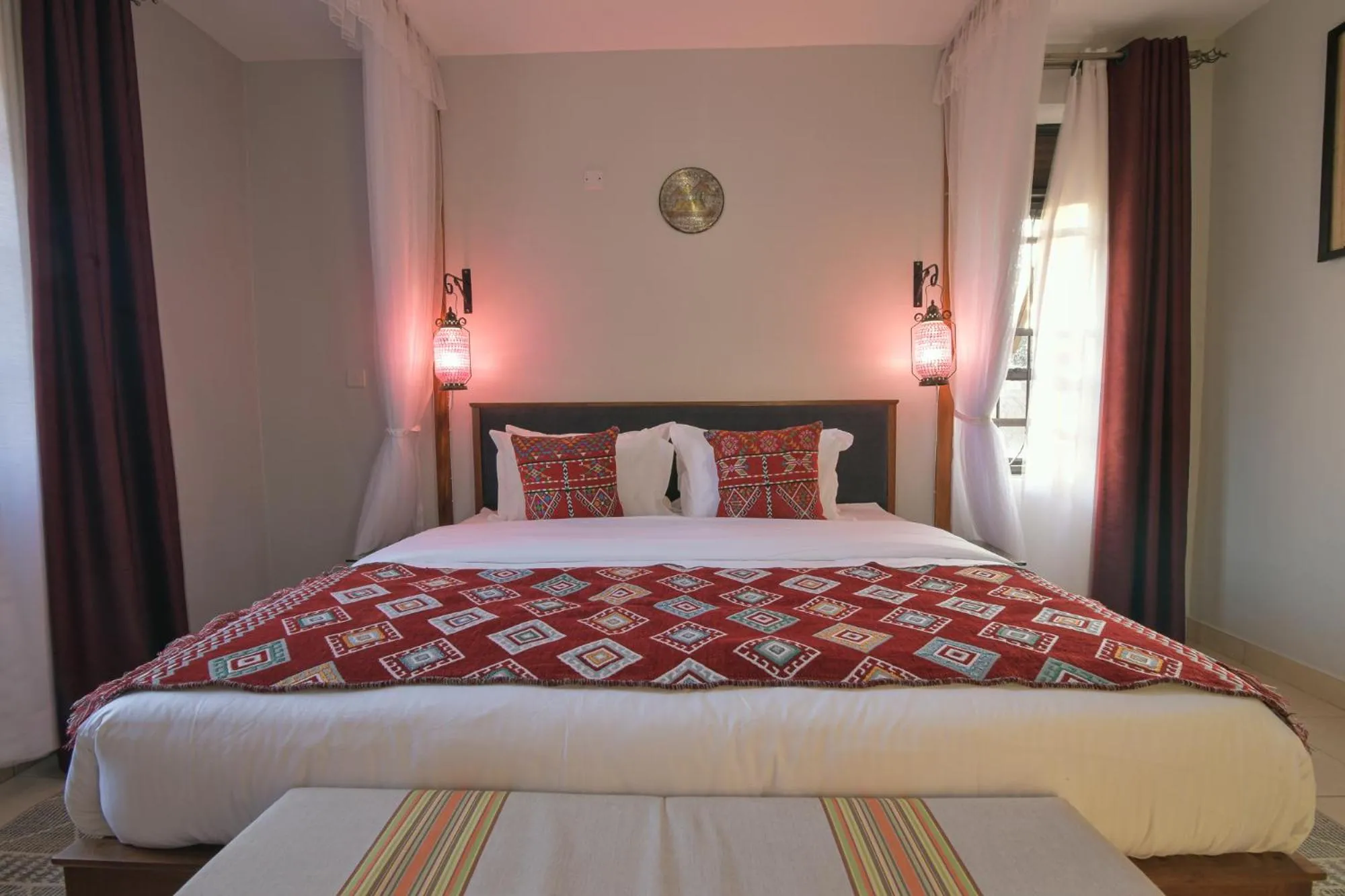Bed in Aqueduct 1359 Hotel Apartments