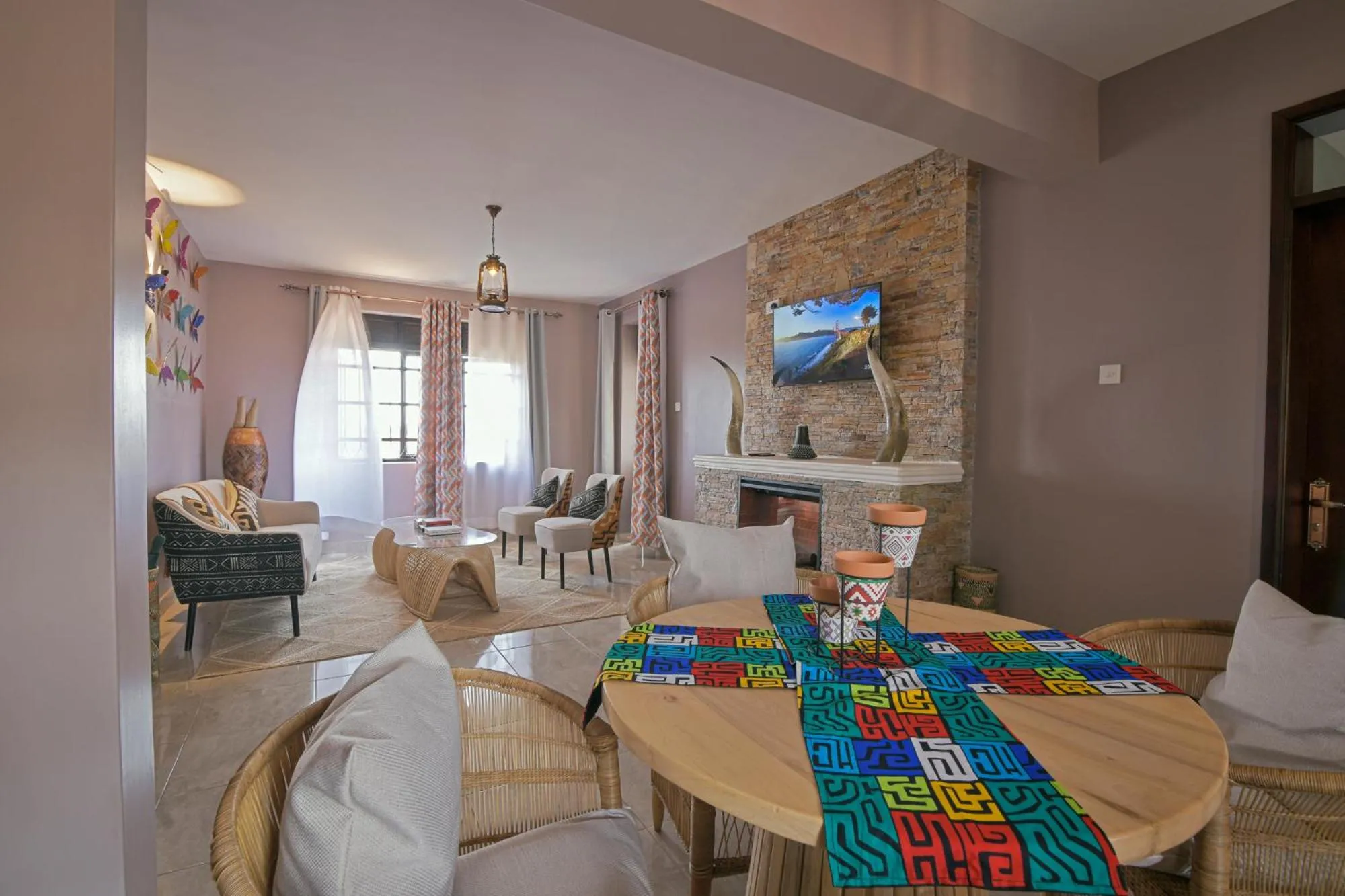 Living room in Aqueduct 1359 Hotel Apartments
