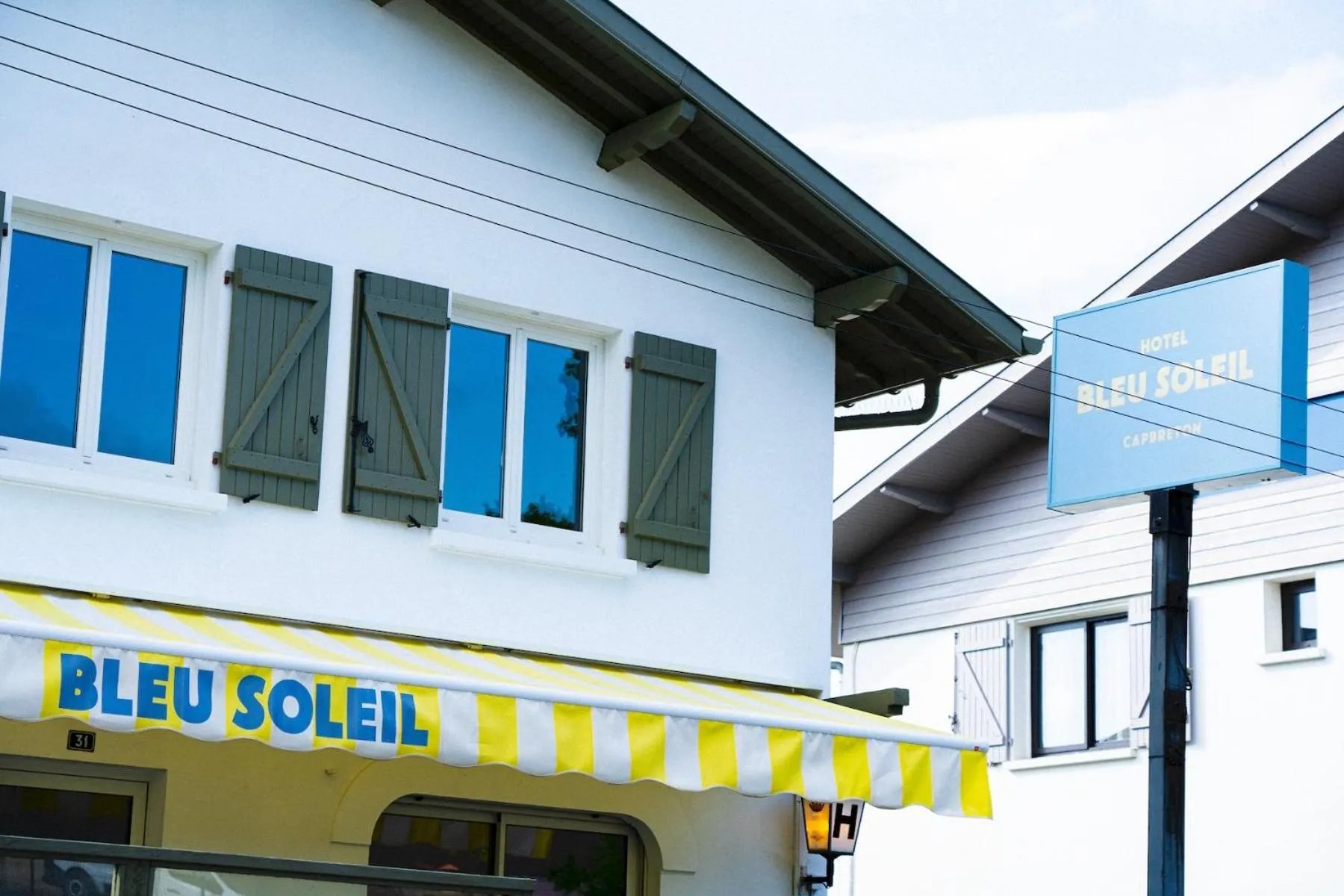 Property building in Hotel Bleu Soleil