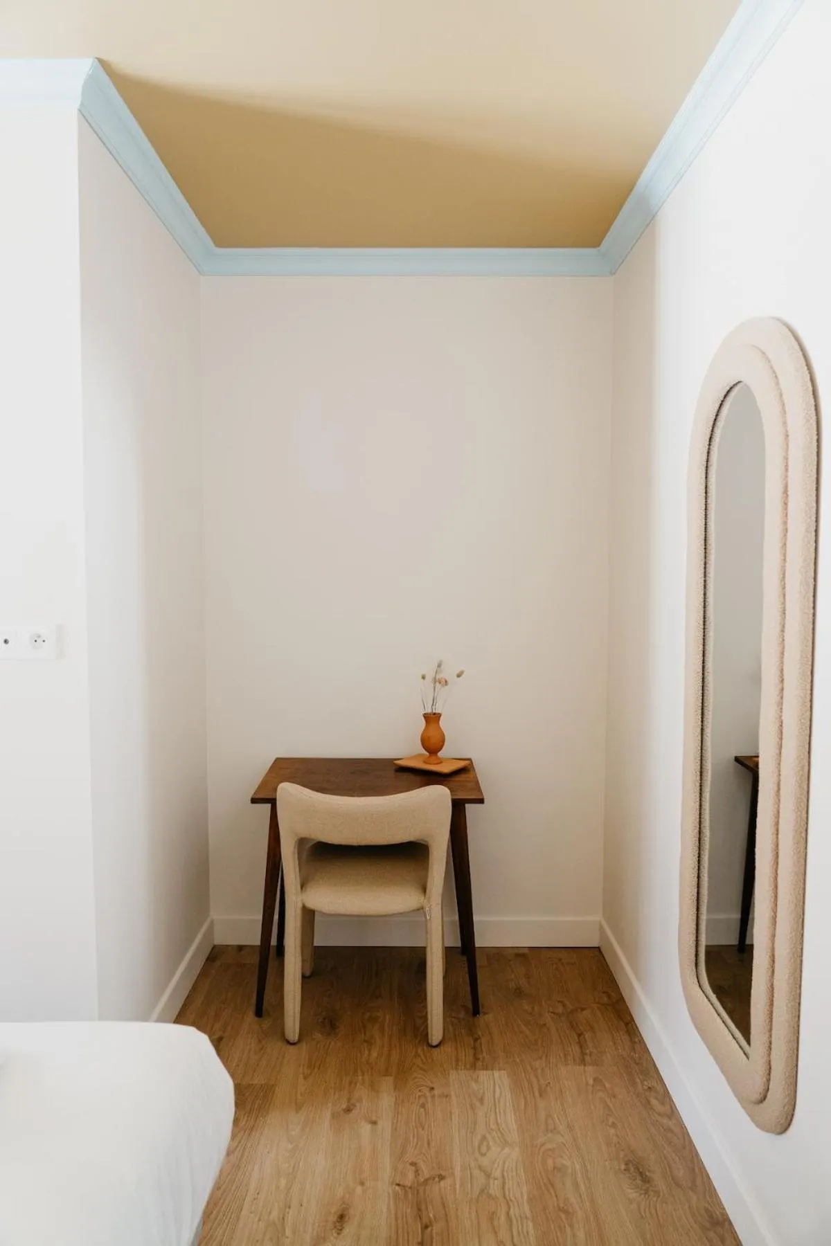 Seating area, Bed in Hotel Bleu Soleil