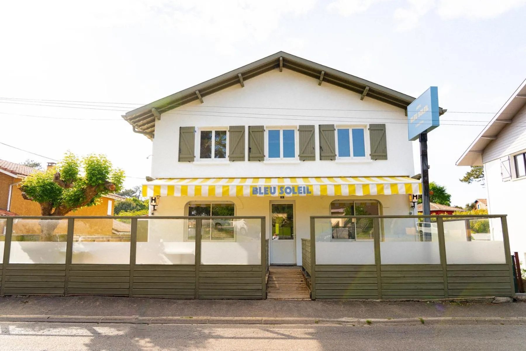 Property building in Hotel Bleu Soleil