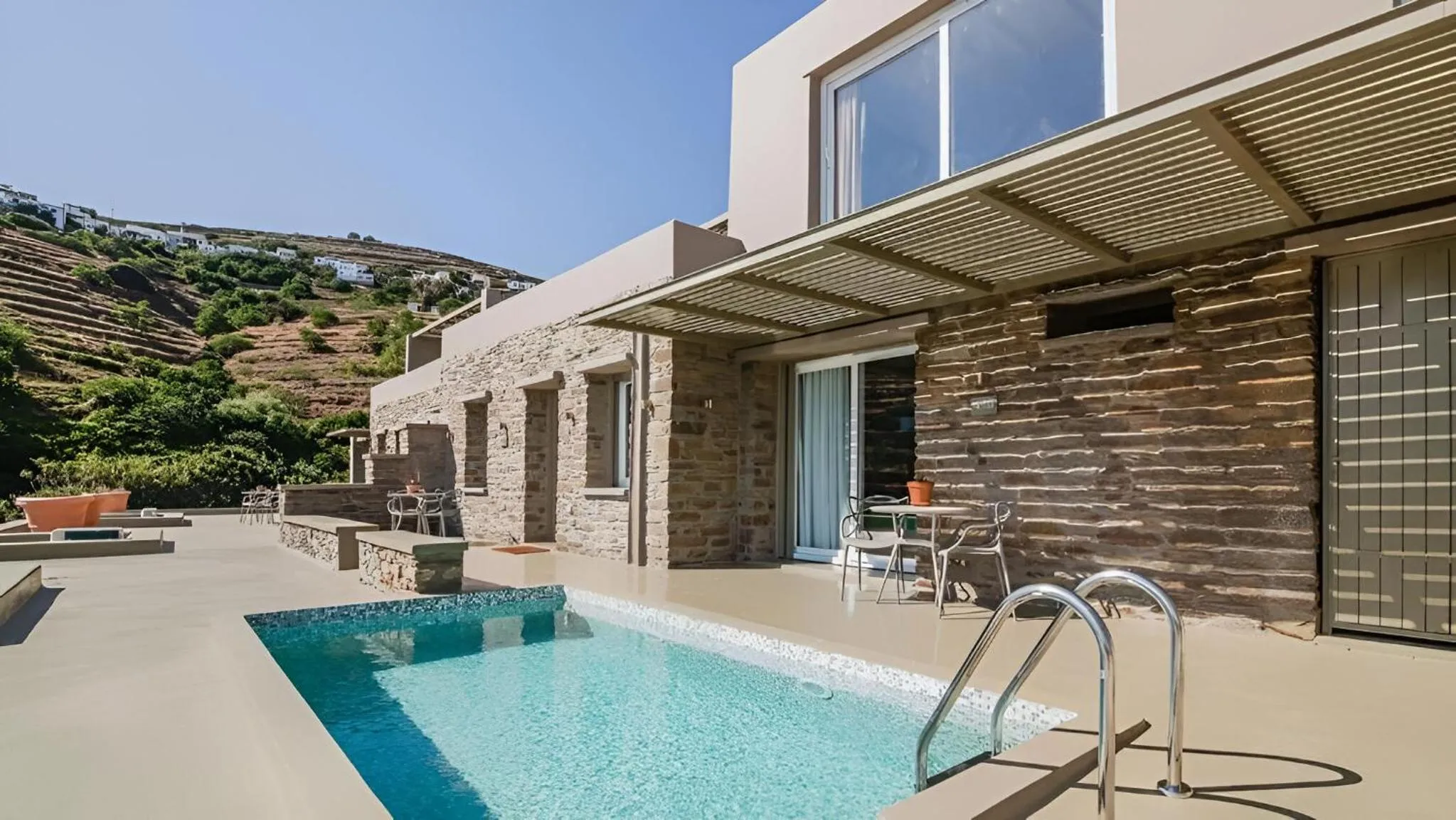 Swimming pool in Aeolis Tinos Suites
