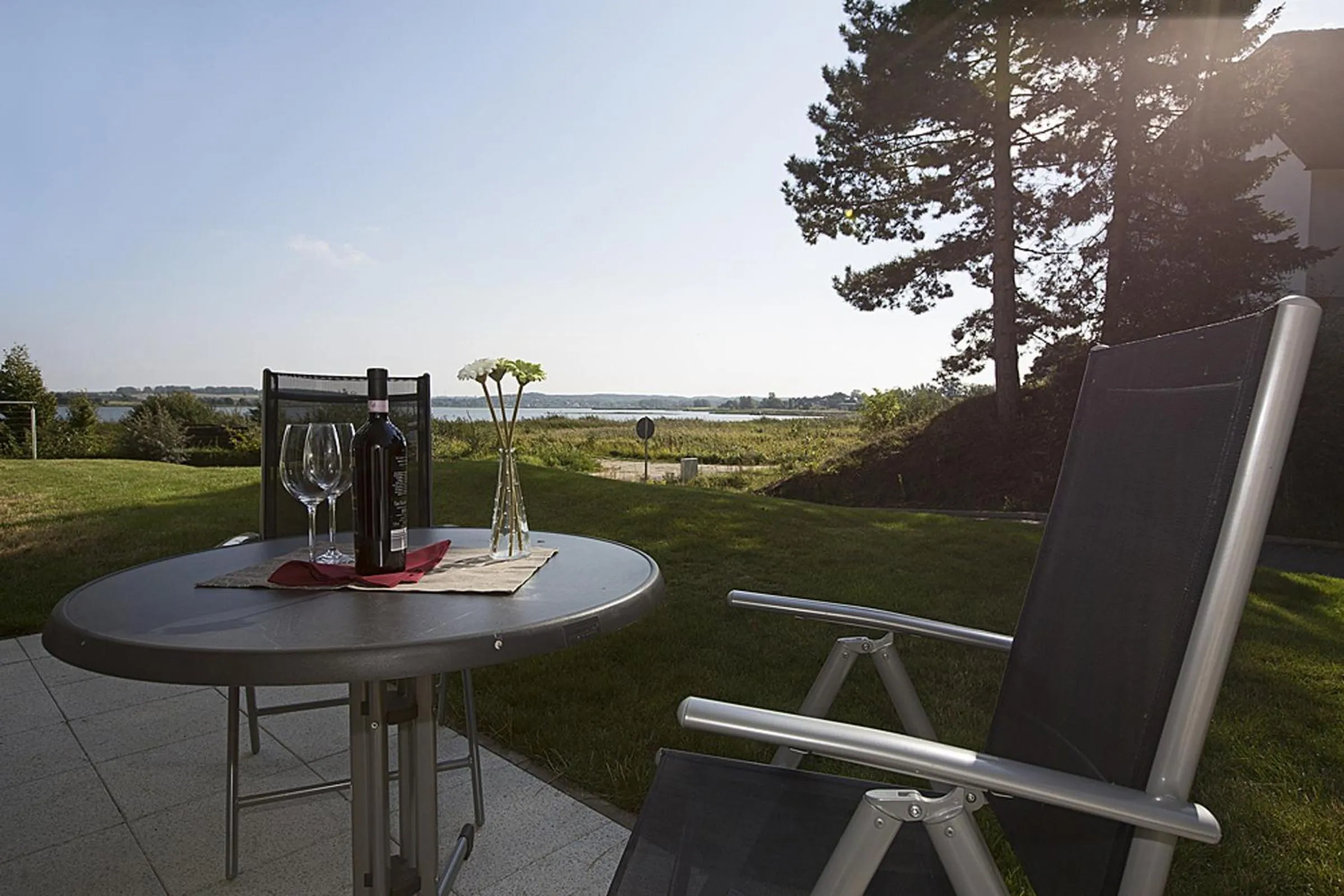 Balcony/Terrace in Residenz am Balmer See - BS 03 mit Wellnessbereich