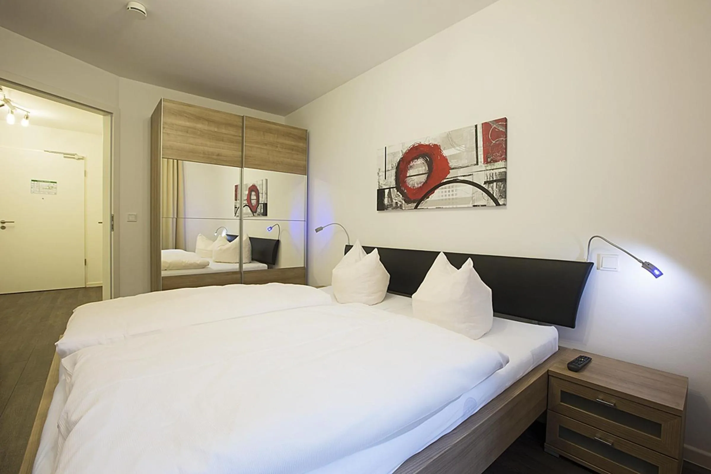 Bedroom, Bed in Residenz am Balmer See - BS 03 mit Wellnessbereich