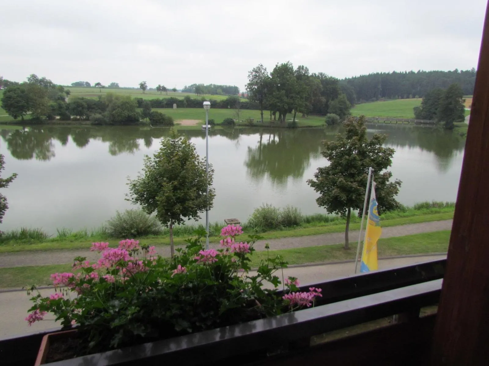 Lake view in See-Hotel Storchenmuehle