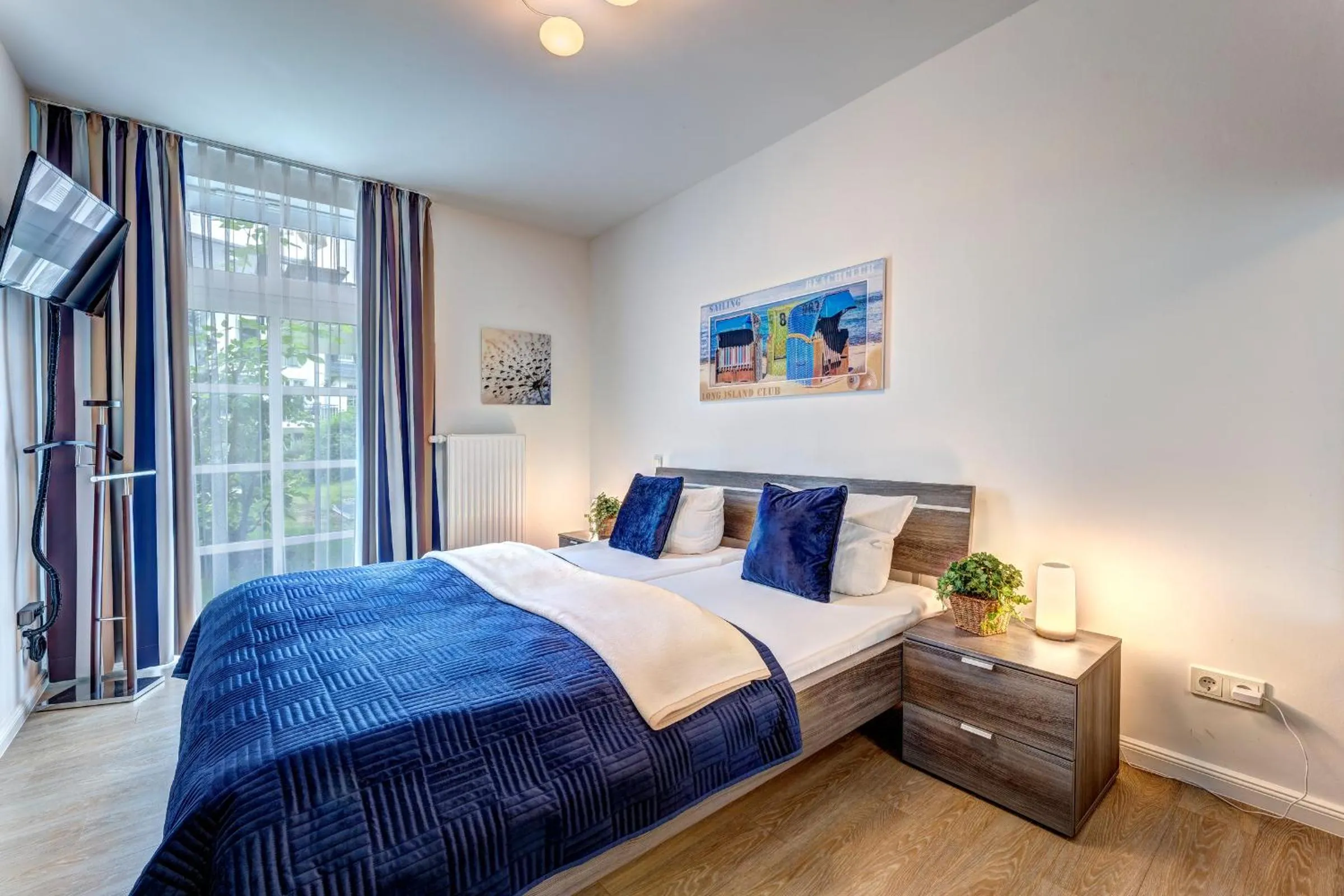 Bedroom, Bed in Residenz am Balmer See - BS 10 mit Wellnessbereich